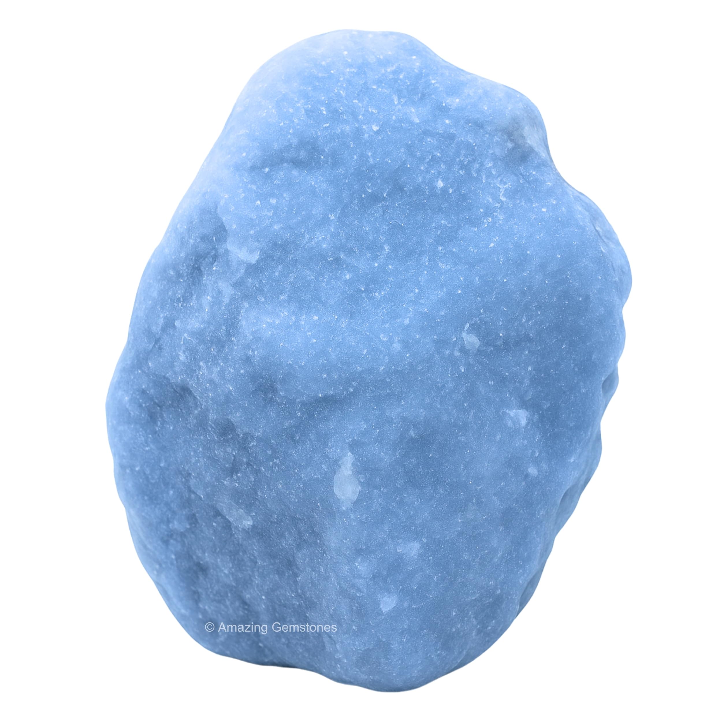 Angelite Crystals and Healing Stones, 1 Piece Raw