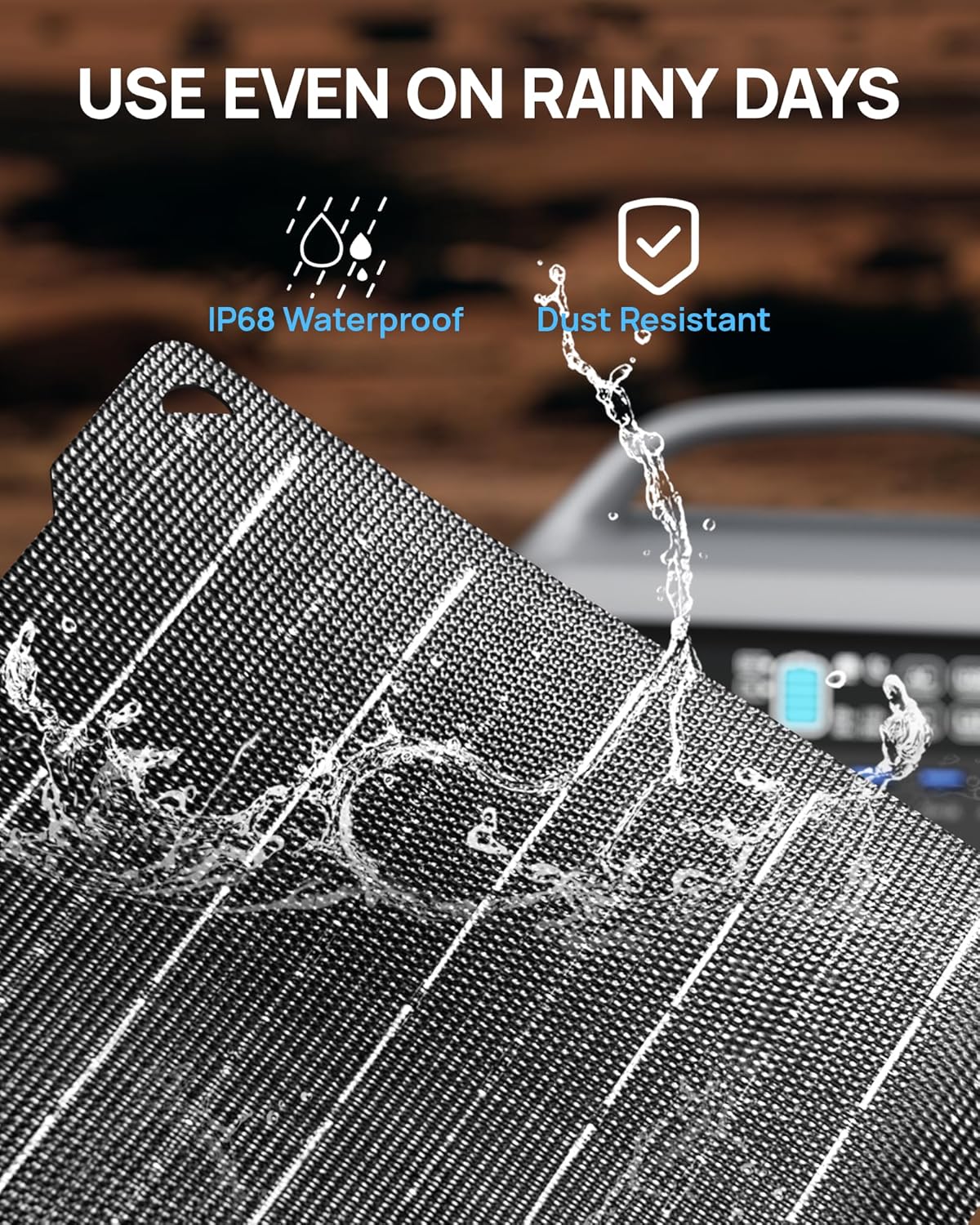 DaranEner 40w Solar Panel,Portable Solar Panel Charger with DC17V USB-A USB-C Outputs, IP54 Waterproof for Laptop, Camping Road Trip