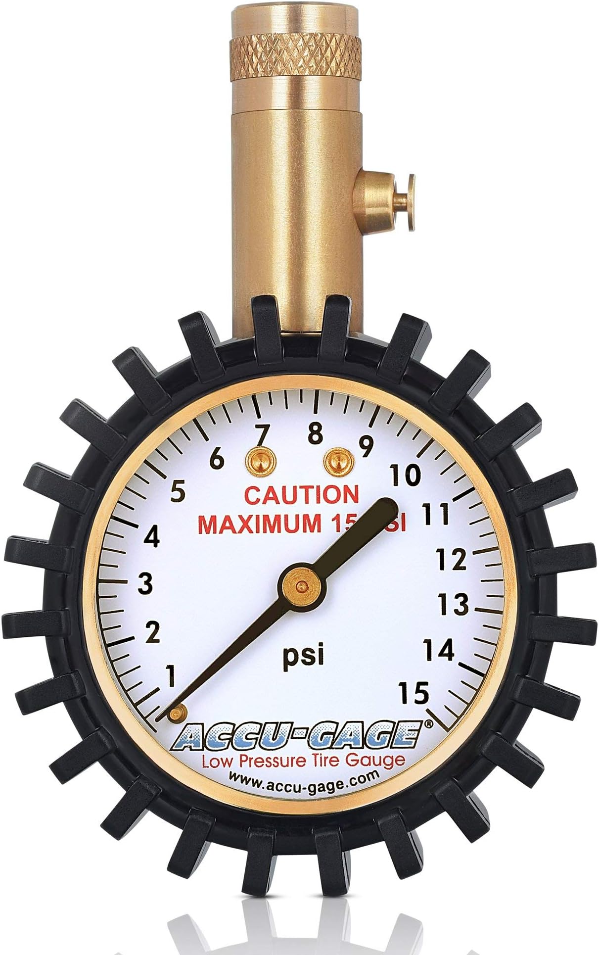 WYNNsky Low Pressure Pencil Tire Gauge 120 PSI for Golf