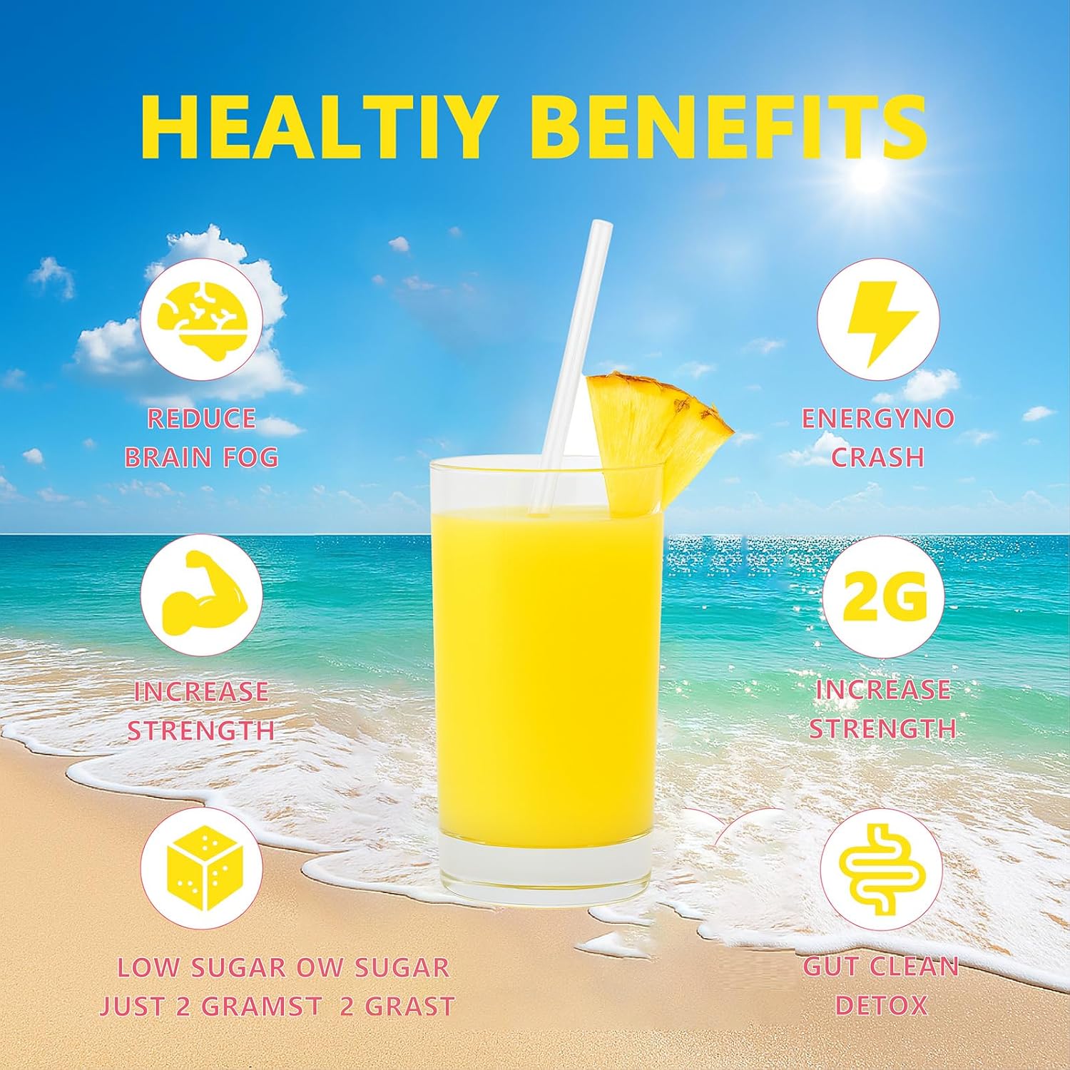 Quiet Dose Drink, Calming Relaxation Beverage, With L-Theanine, Saffron, Magnesium Glycinate & Ashwagandha, Stress Relief & Sleep Support, Non-Gmo, Vegan, Pineapple flavor (15 Pack) (Pineapple flavor)