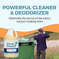 Vista 2 de Sharpshooter, eliminador de olores y desengrasante de alta resistencia, limpiador de superficies de basura y espuma desodorizante, grado