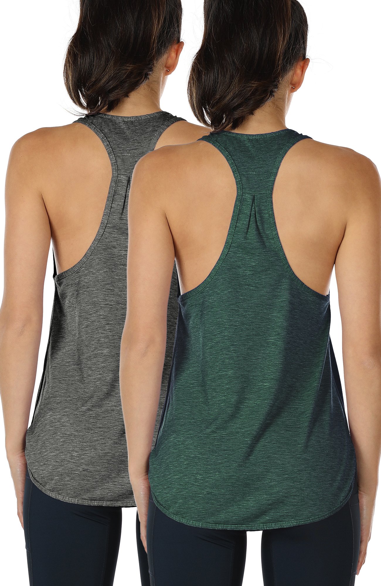 Sponsored Ad – Workout Tank Tops for Women - Athletic Yoga Tops, Racerback Running Tank Top