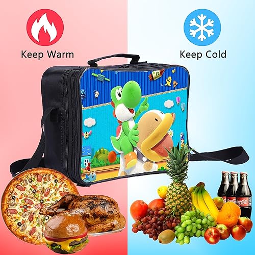 Miniatura 4 de Qushy Yoshi's Crafted World - Lonchera unisex para picnic (I)