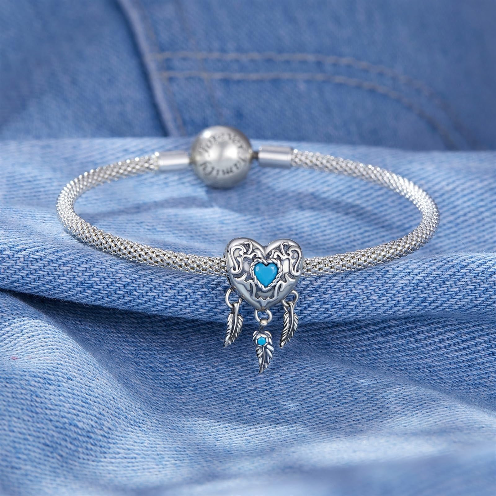 Stivali da Cowboy in Pelle Vintage Vintage in Argento 925 Cappello acchiappasogni per Il Compleanno delle Donne