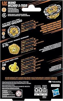 Amazon.com: Beyblade X Wand Wizard 5-70DB UX Starter Pack Set with Amazon.com: Beyblade X Wand Wizard 5-70DB UX Starter Pack Set with