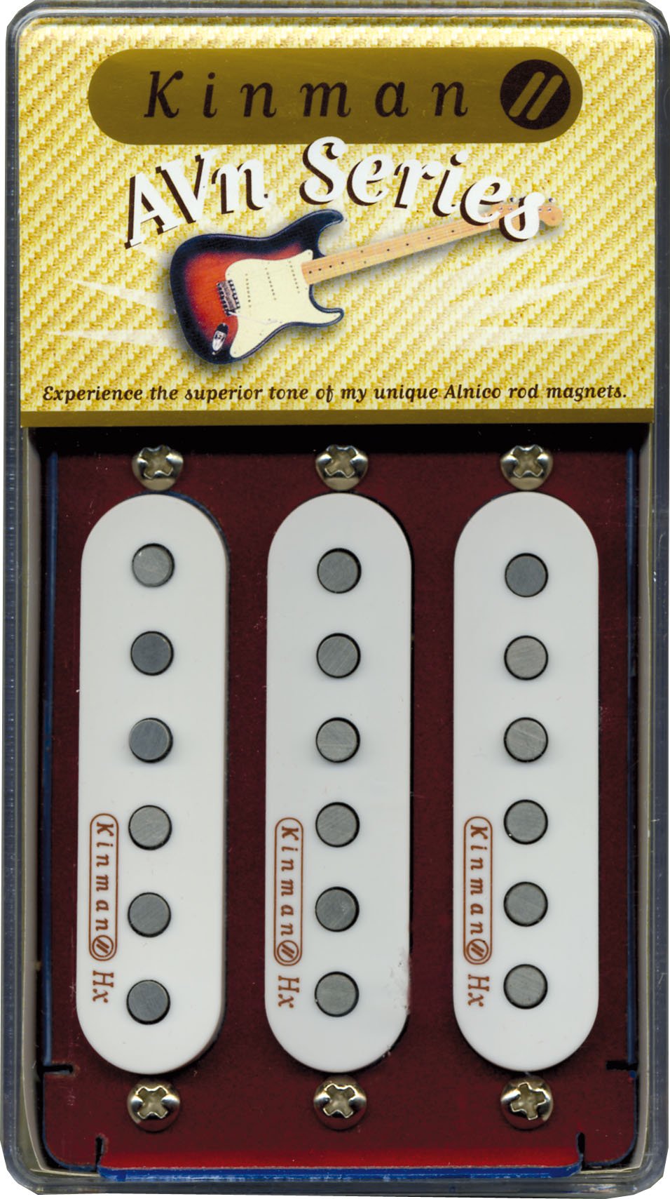 Kinman Pickup Set Pour Strat® - Big Nine-0 - Set de 3 - Blanc