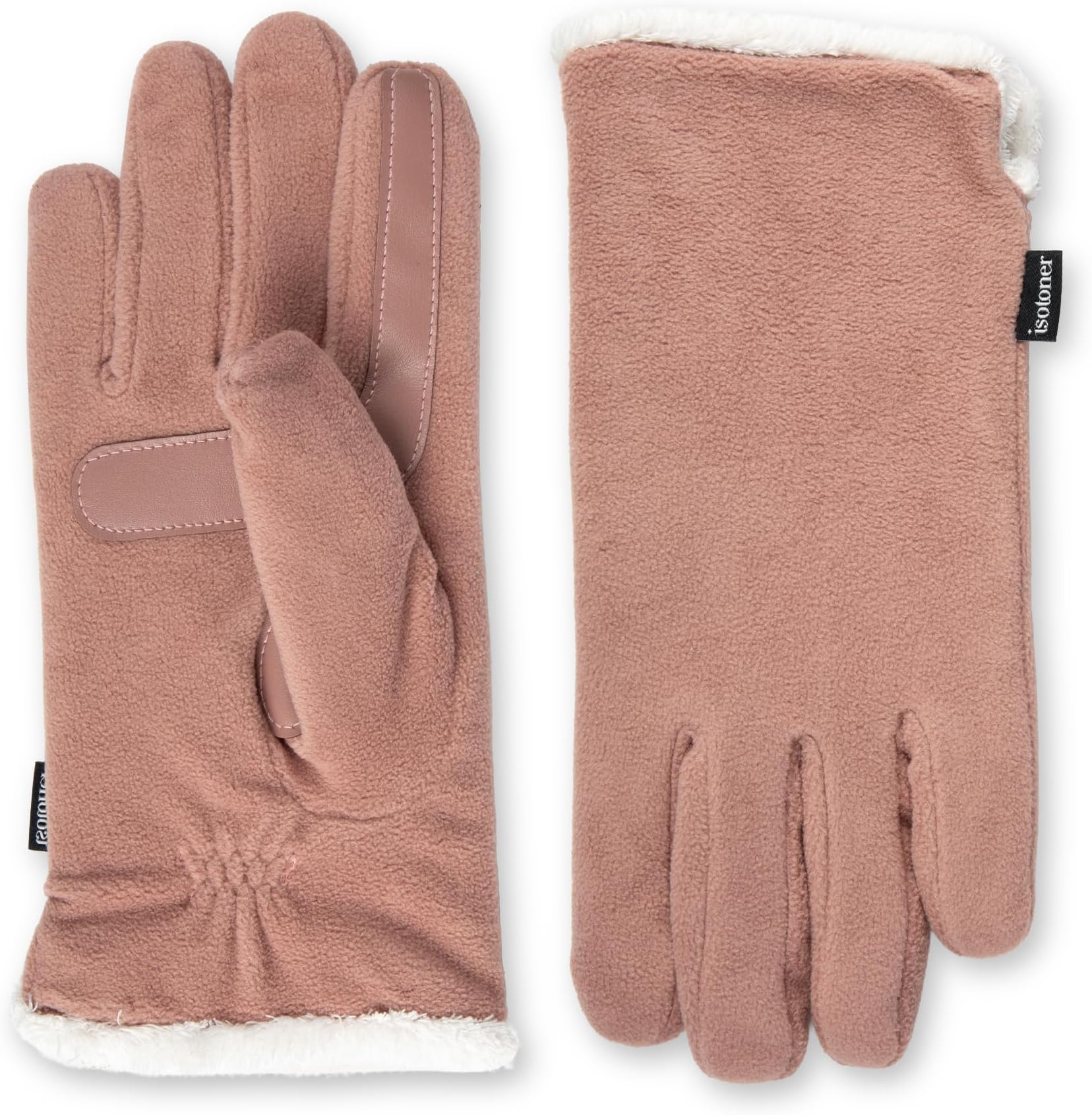womens Stretch Fleece Gloves With Microluxe Lining and Smart Touch Technology