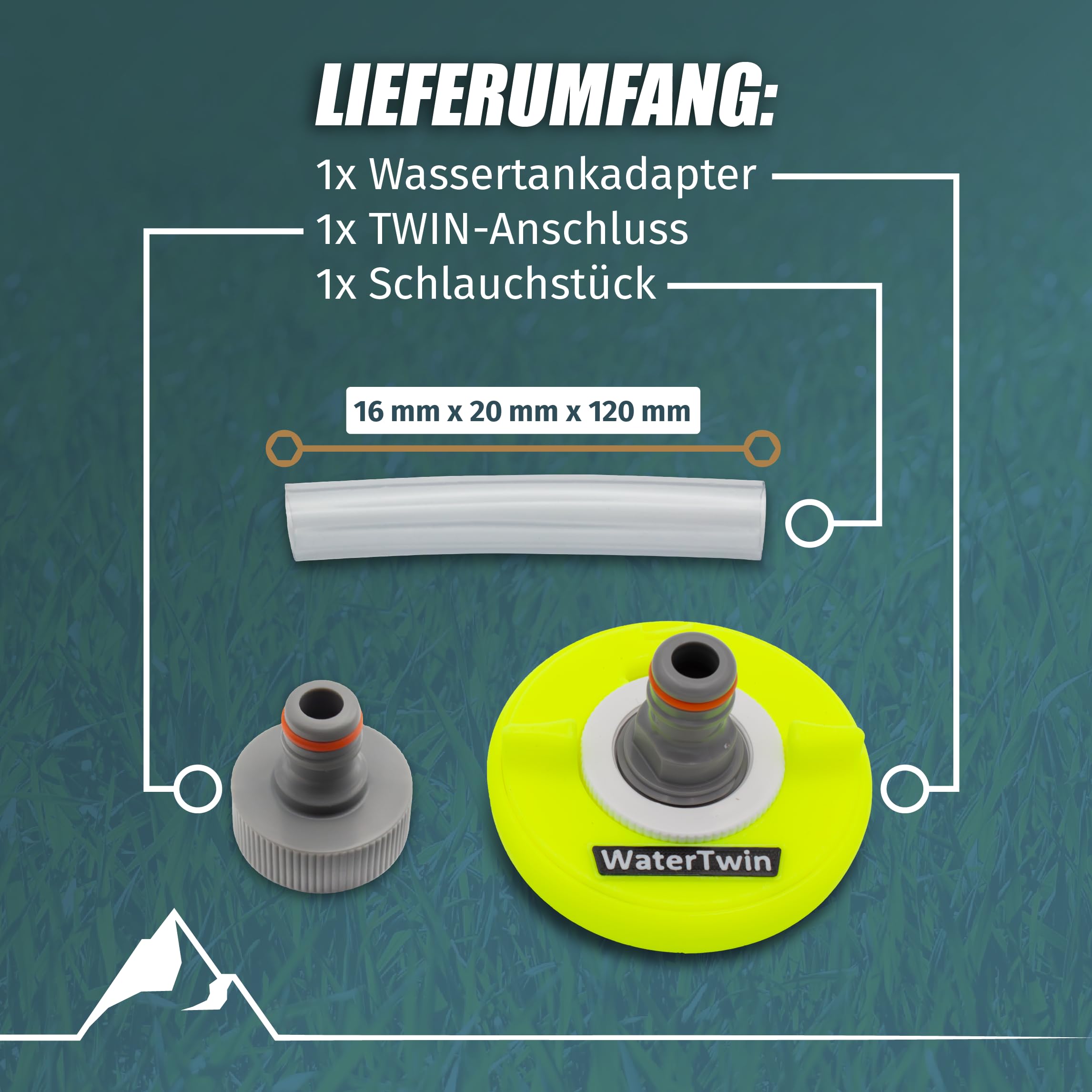 Entwässerungs-Adapter Mit Click & Ready Anschluss - Wasseranlage Entleeren Für Wohnwagen, Reisemobil & Boot Entwässerungs-Adapter Mit Click & Ready Anschluss - Wasseranlage Entleeren Für Wohnwagen, Reisemobil & Boot