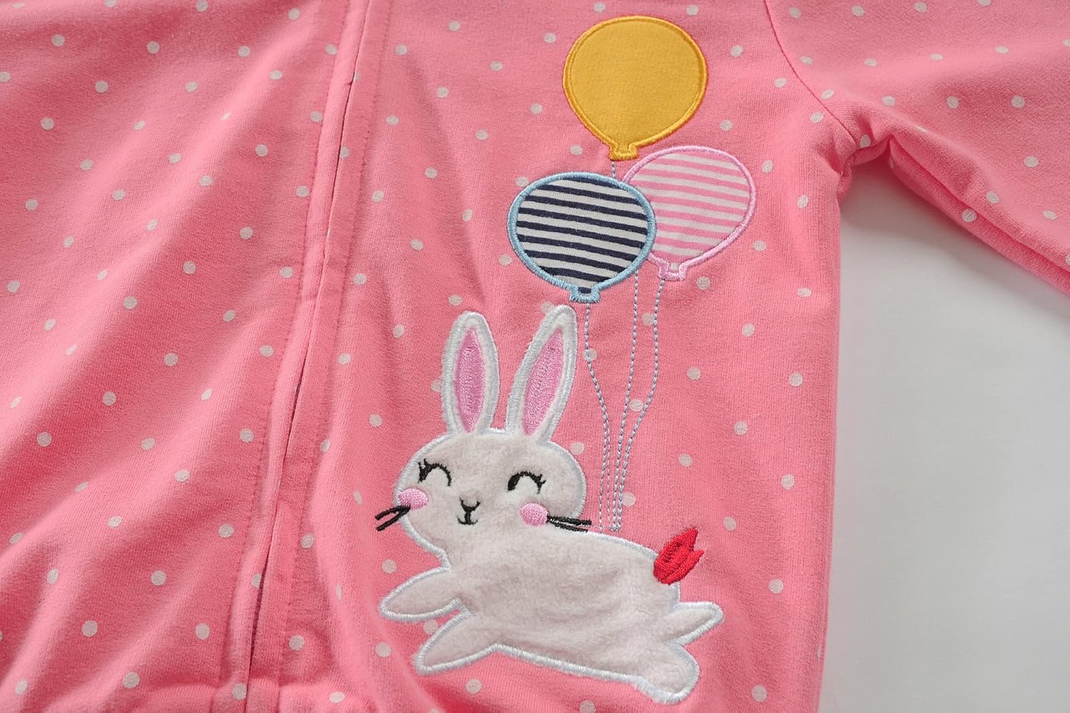 DDSOL Toddler Girl Zip Up Hoodie Dinosaur Jacket Hooded Heart Sweatshirt Fall Winter Kid Long Sleeve Shirt Pullover Top - Image 3