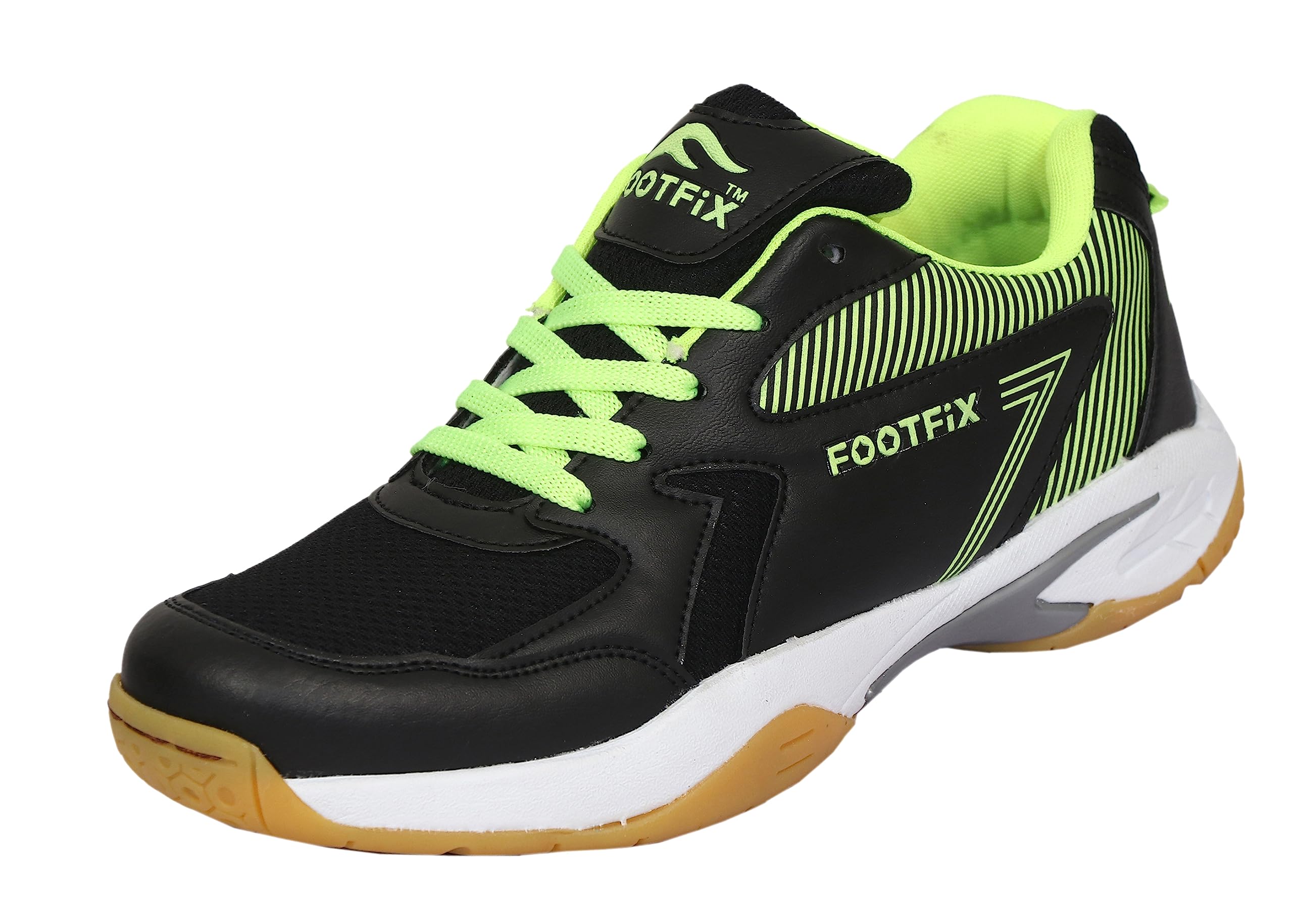 FOOTFIX Badminton Shoes, Speed PU Badminton Shoes for Men & Women (Green, Numeric_10) (B0C8YP2F31) Amazon Price History, Amazon Price Tracker