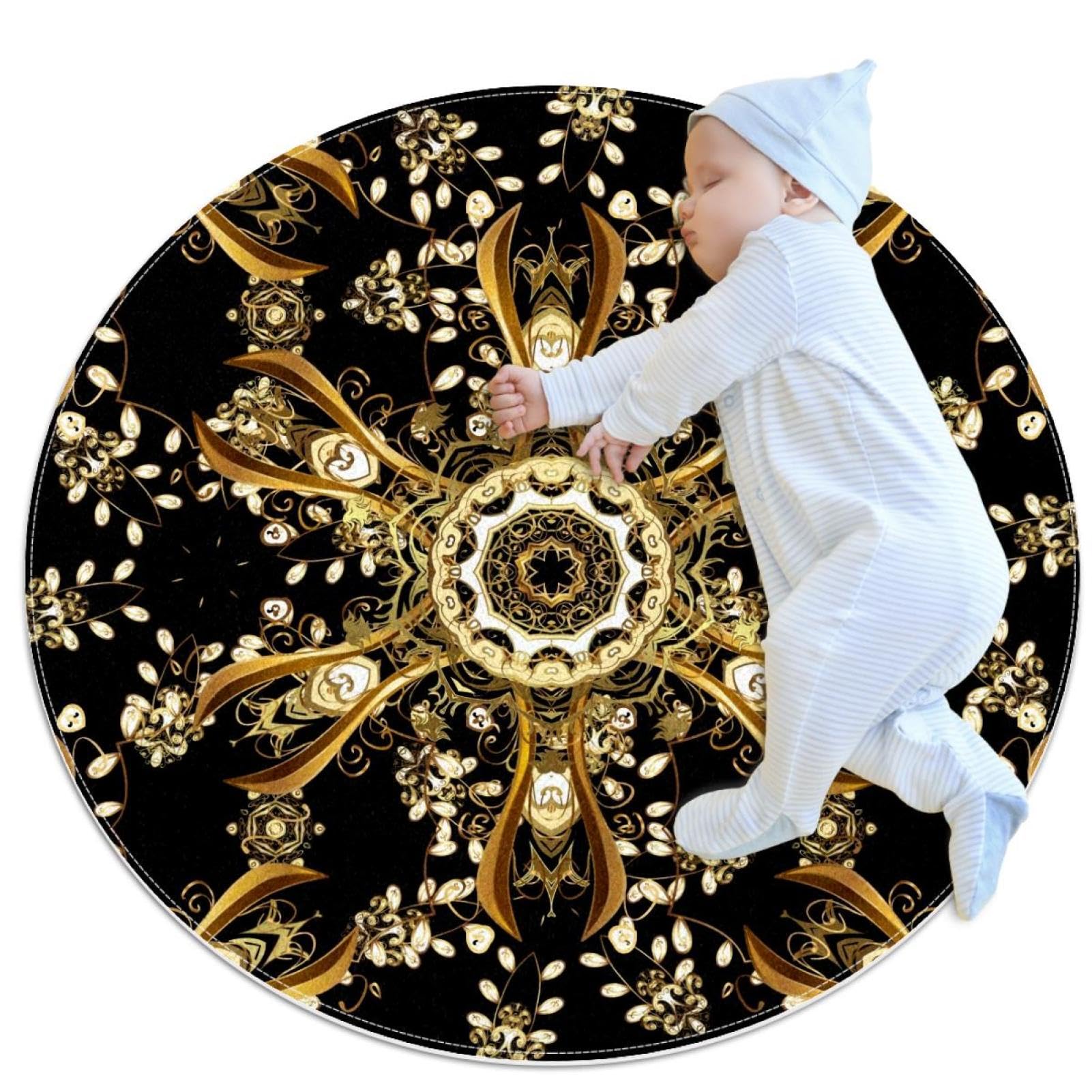 Tapis de salle de bain baroque pour une ambiance cocooning de chambre à coucher