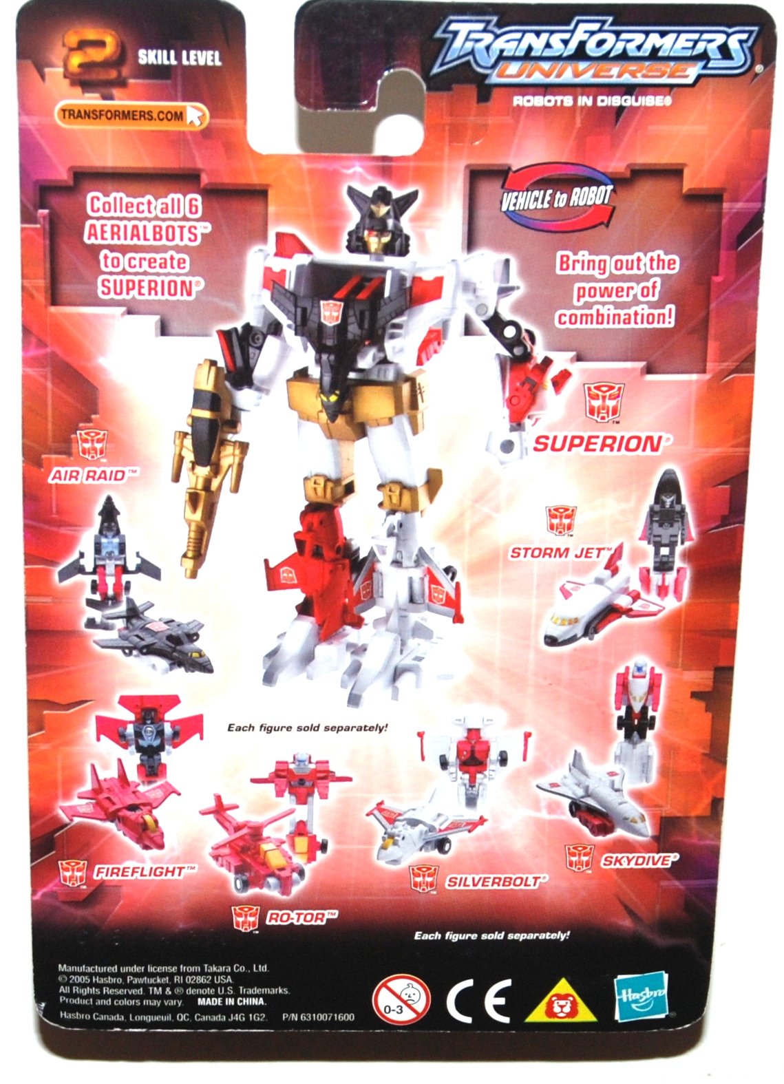 Amazon.com: Hasbro Transformers: Universe MicroMasters - Skydive