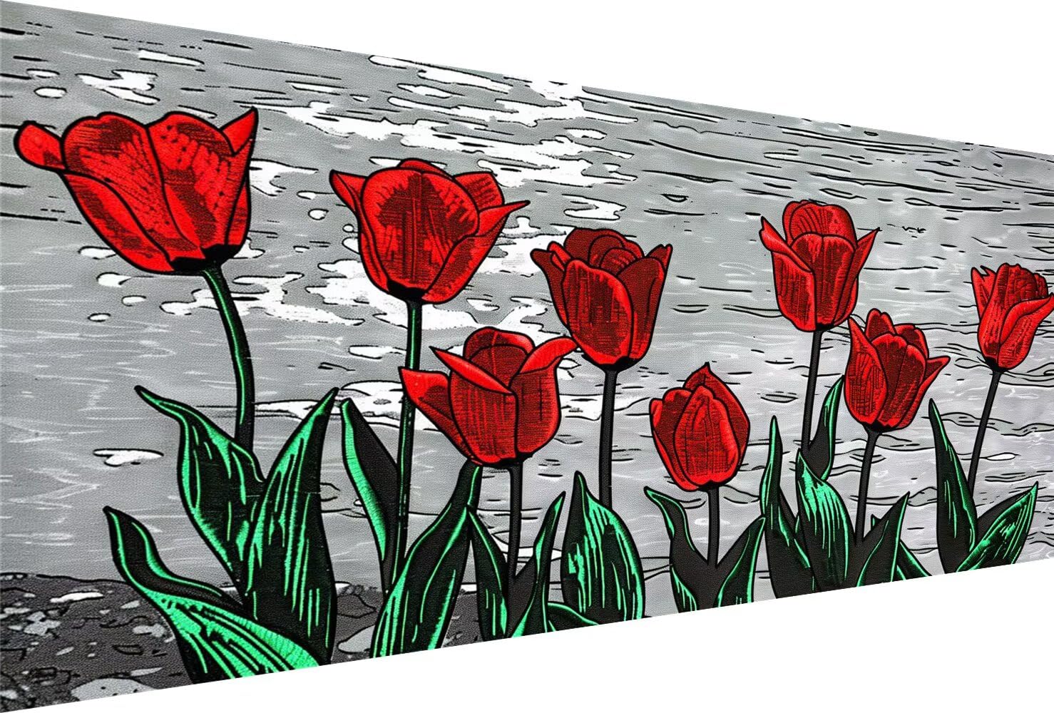 Diamond Painting Anlage Diamond Painting Erwachsene Abstrakt Bastelset Kinder ab 6 Jahre Mosaikherstellung Kreatives Geschenke für Mädchen Anfänger, Kreuzstich Arts Craft Zimmer Deko 60x120cm Y5-765