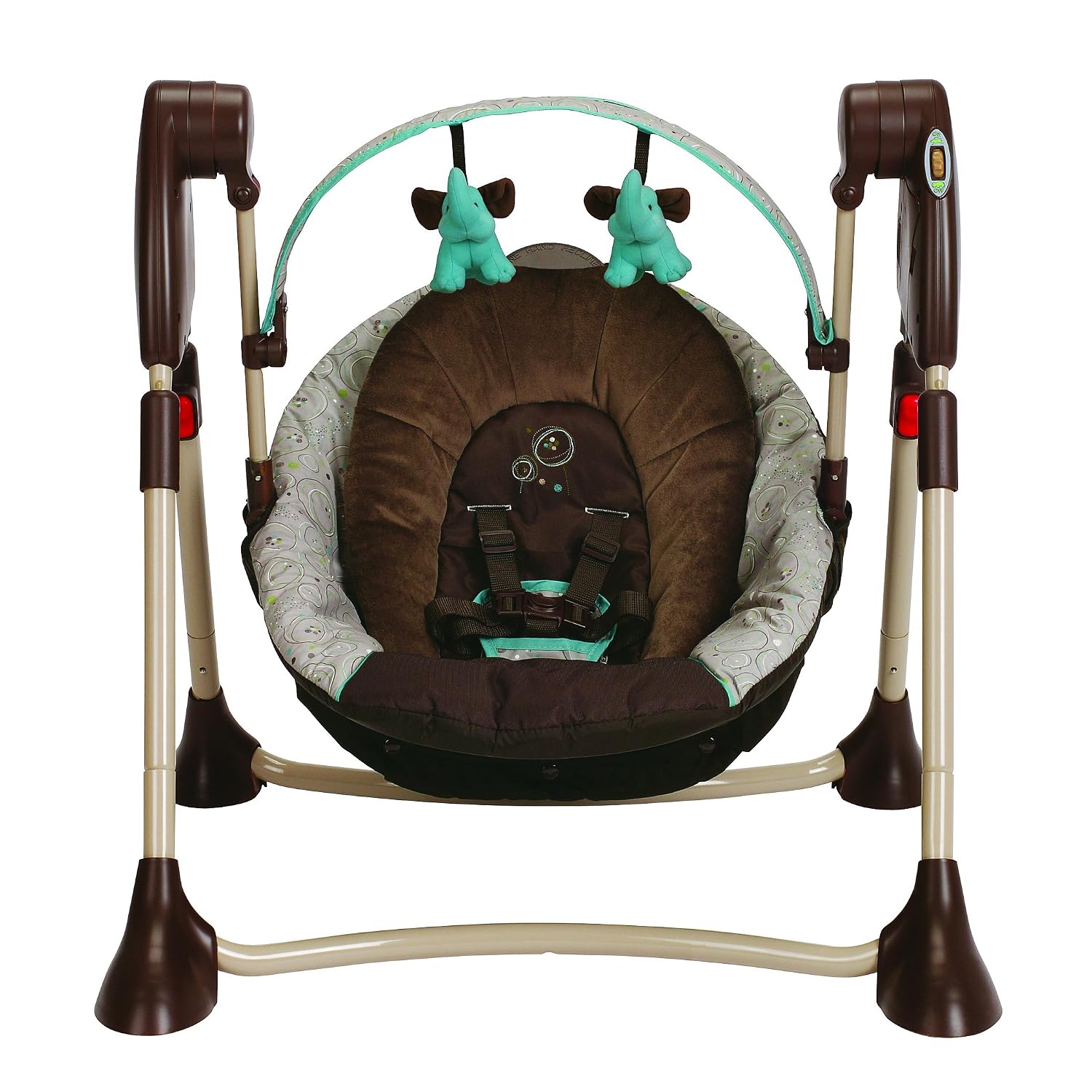 Graco Swing By Me 2-in-1 Portable Swing, Scribbles