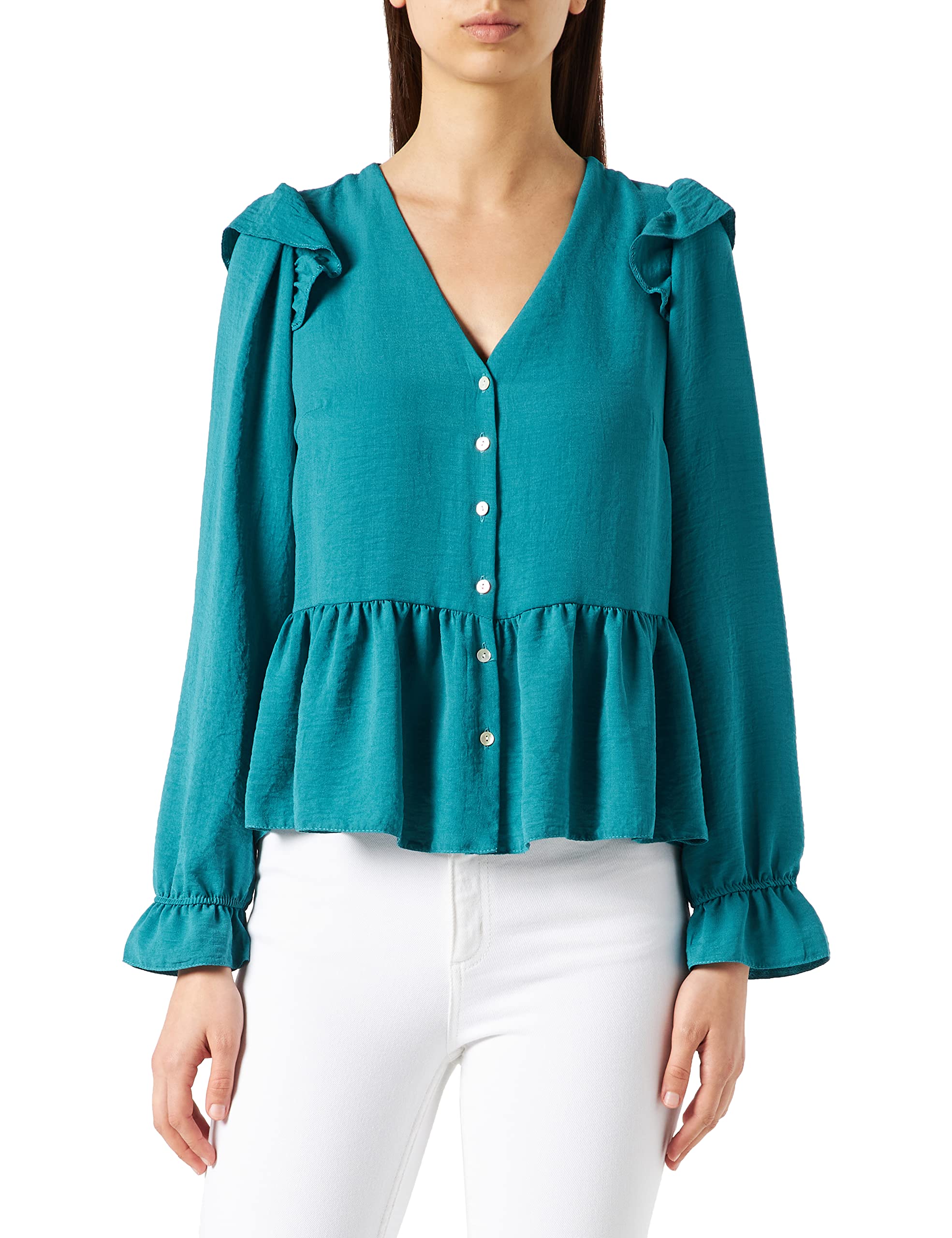 Naf Naf Camisa de Vestir para Mujer