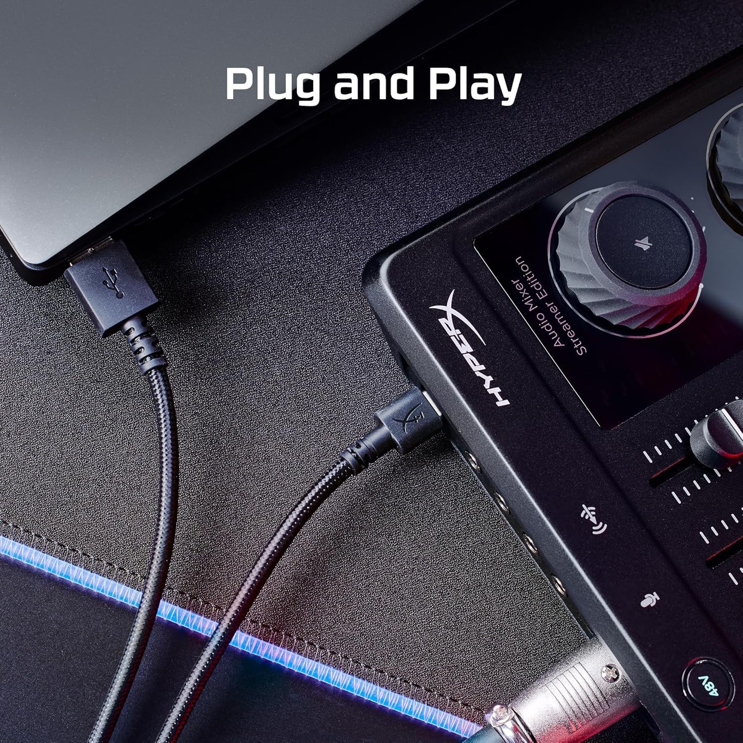 Amazon.co.jp: HyperX Audio Mixer オーディオインターフェイス 音声