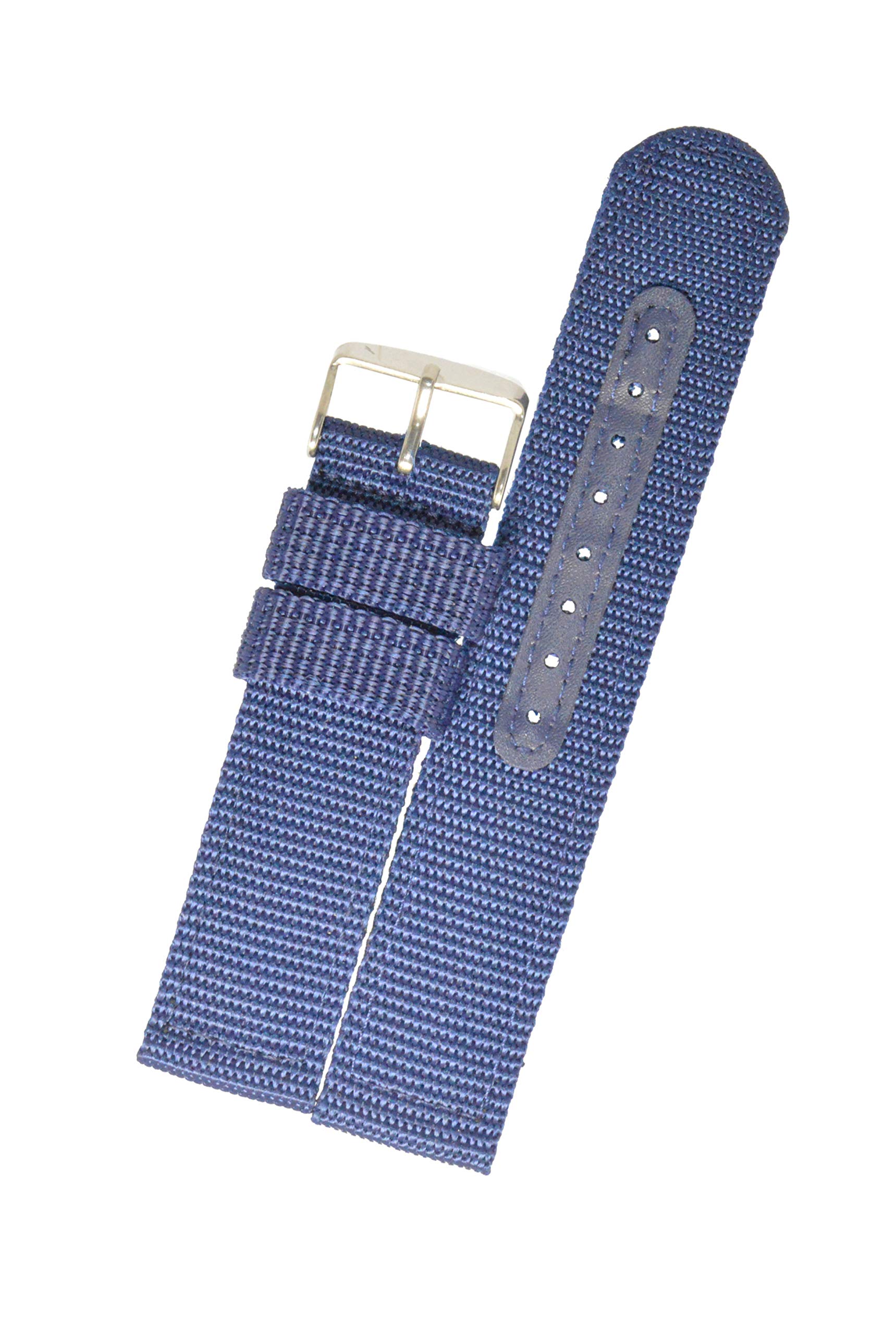 SURU® 20MM NATO Style 2-Piece Nylon Watch Strap/Watch Band (Width- 20mm Colour- Blue) (Size Guide in 3rd Image) D63 (B08W51M77H) Amazon Price History, Amazon Price Tracker