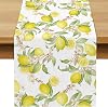 Lemon Table Runner Summer Fruit Party Decoration Dining Room Home Kitchen Table Decor