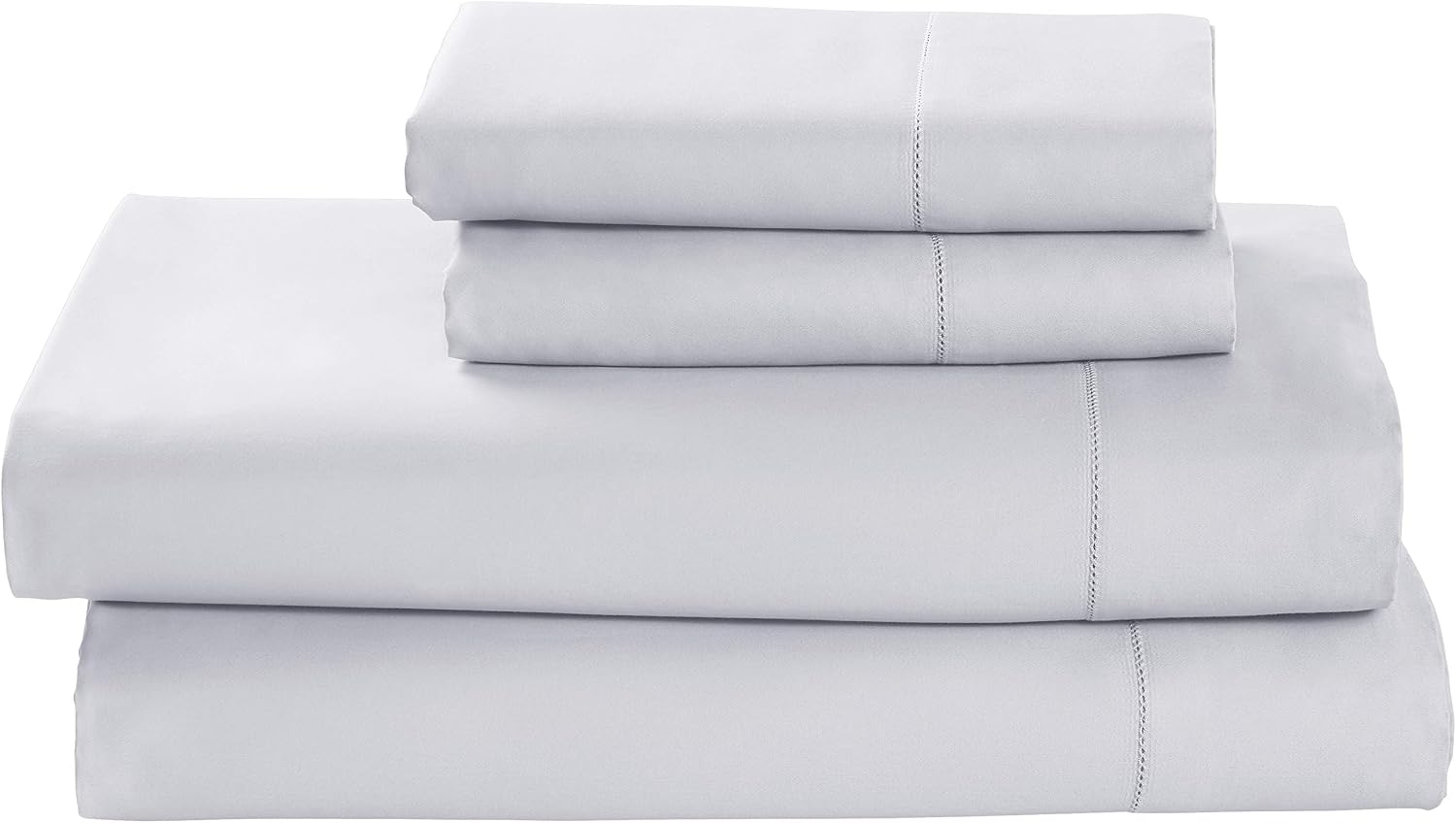 Amazon Brand – Stone & Beam 100% Supima Cotton Bed Sheet Set, Soft and Easy Care, Full, Cloud