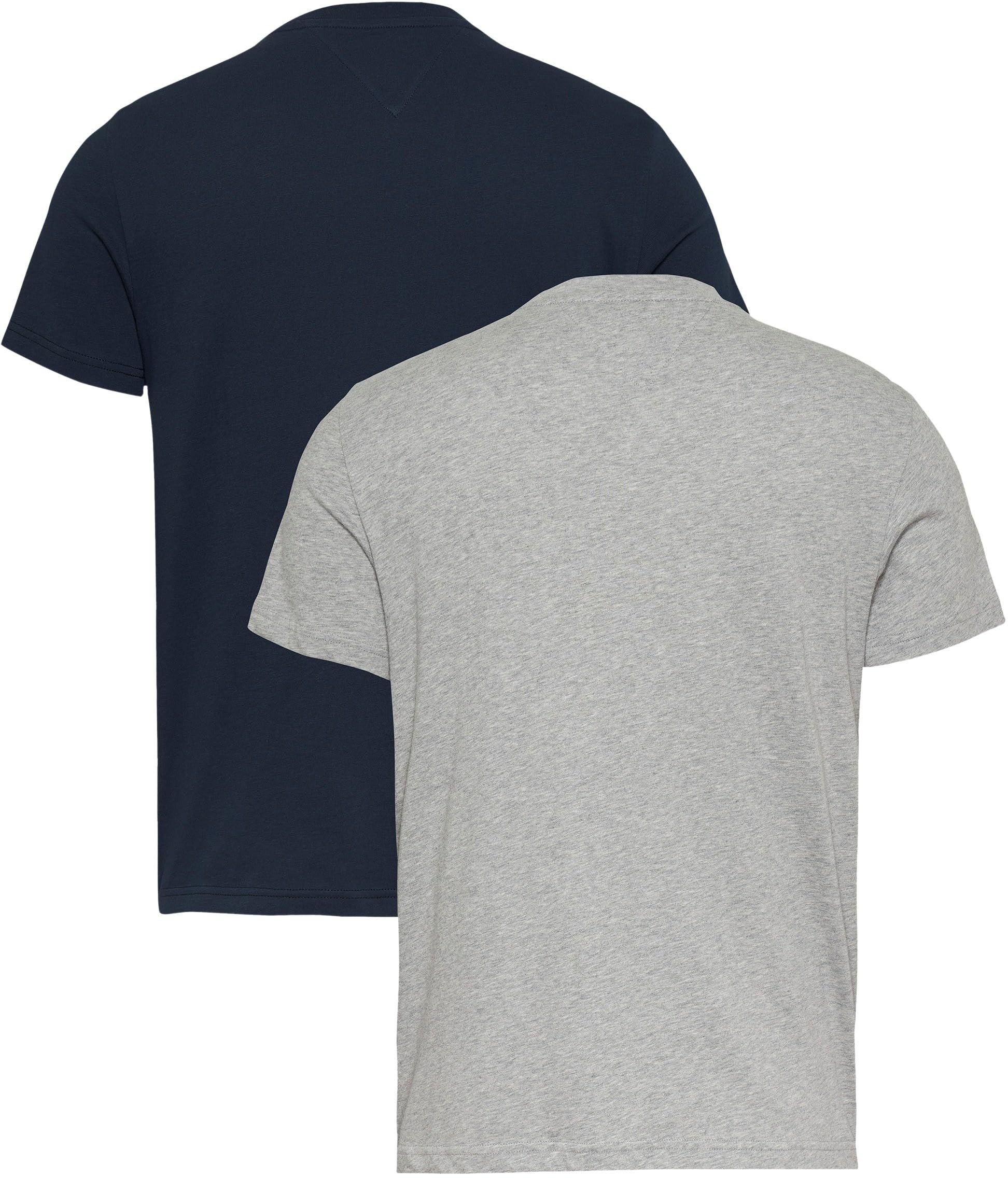 Tommy Jeans T-Shirts Manches Courtes Lot de 2 Homme Xslim Jersey en Coton