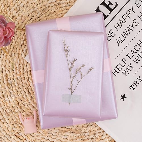 Vista 193 de RUSPEPA Papel de regalo negro mate, color liso perlado, papel lustre perfecto para bodas, cumpleaños, Navidad, baby shower, 17 pulgadas x 32.8 pies