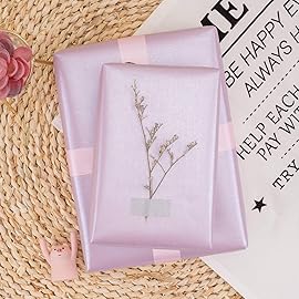 RUSPEPA Purple Matte Wrapping Paper - 81.5 Sq Ft - Solid Color Pearly - Lustre Paper Perfect for Wedding,Birthday,Christmas,Baby Shower - 30 inches x 32.8 feet