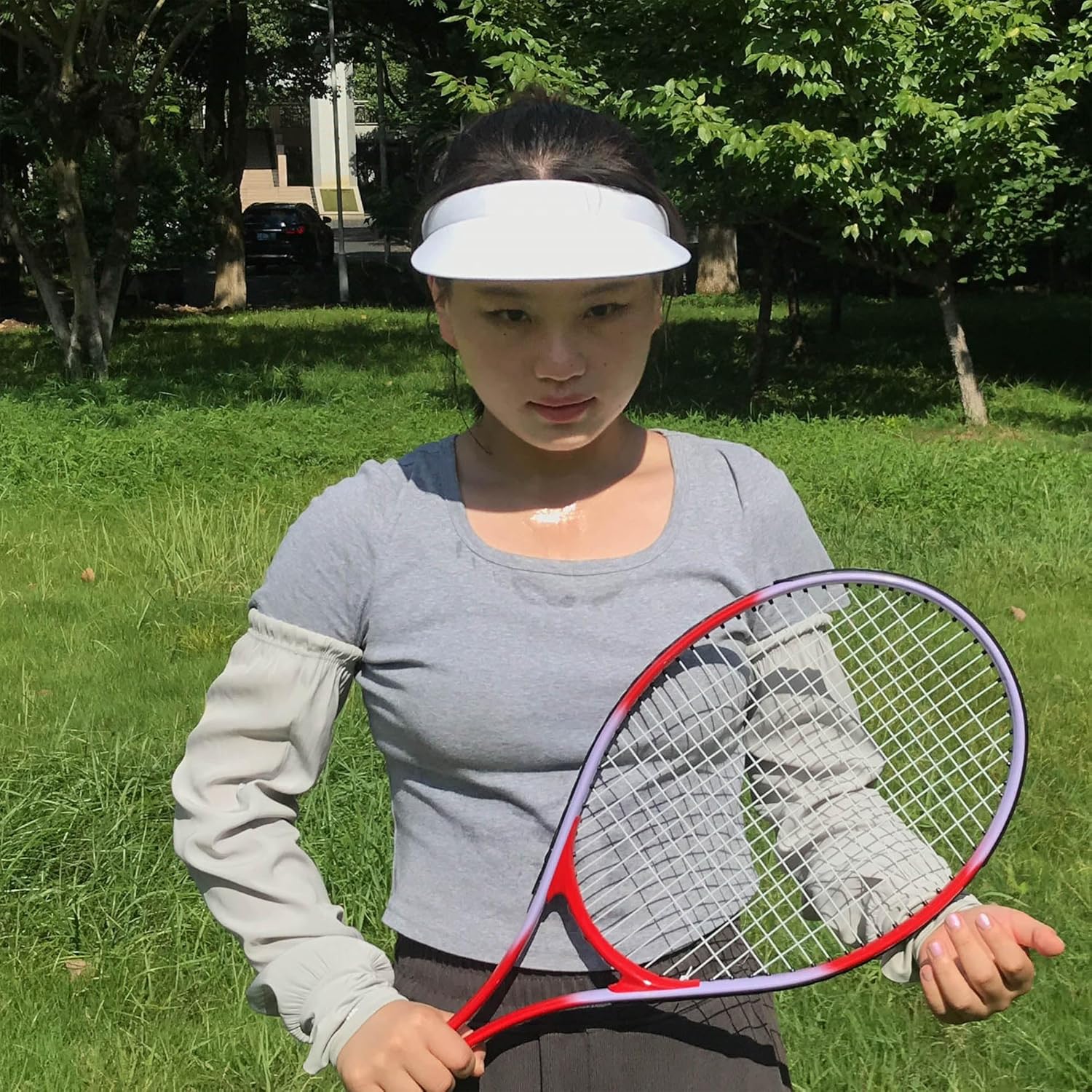 3 Pack Sports Sun Visor Hat Women Men Adjustable Clip On Visors Outdoor Golf Beach Cap - Image 4