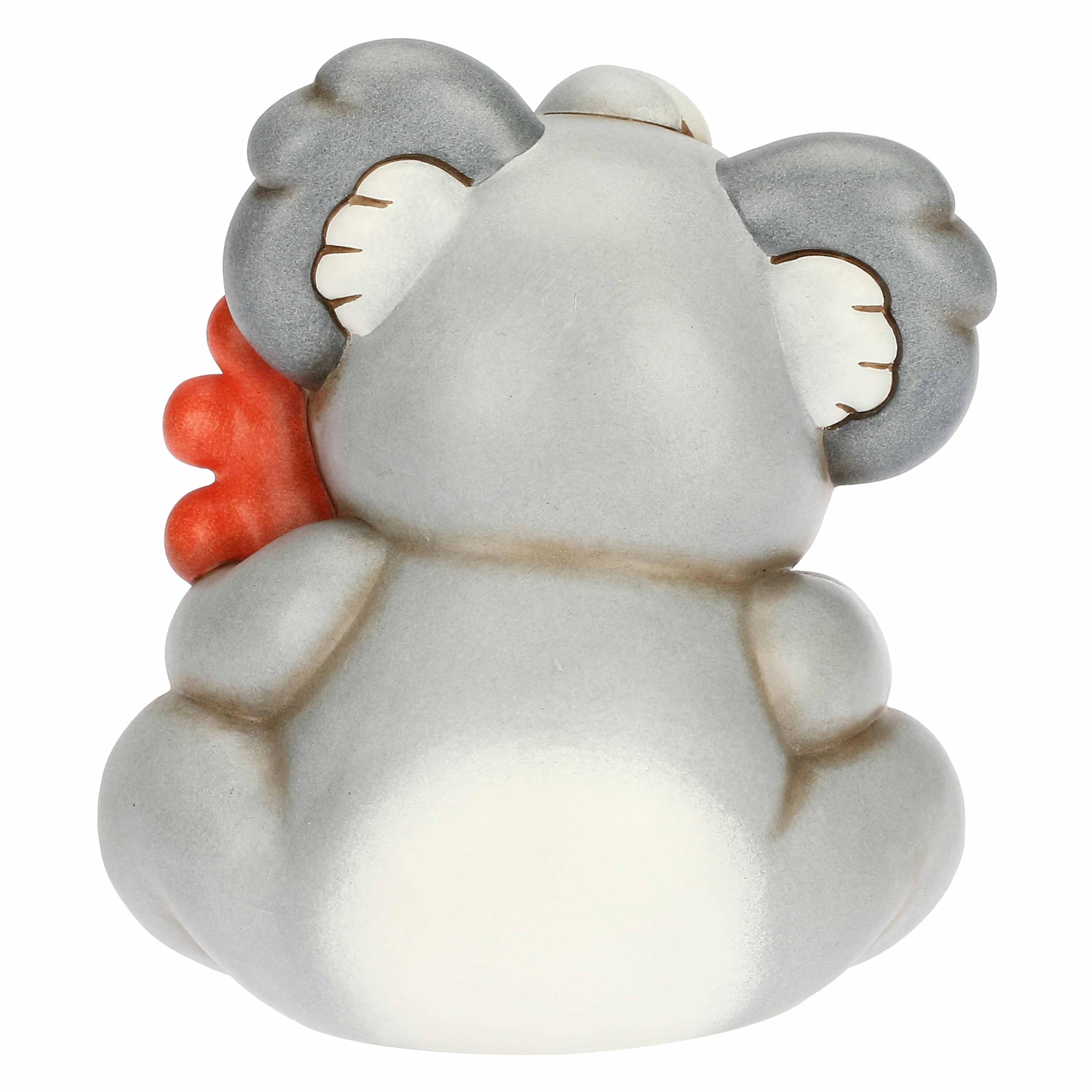 THUN, Koala Sydney con Conchiglia e Corallo in Ceramica Decorata a Mano, Versione Grande, Statuine da Collezione, Linea Mare da Amare, 12.6 x 10 x 14 cm h