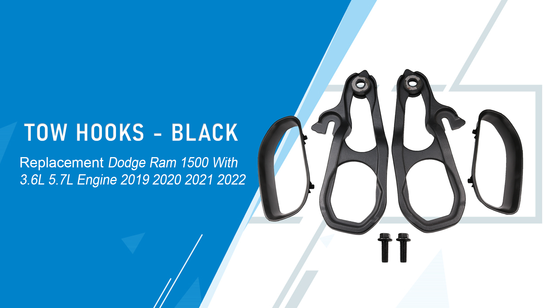 Amazon.com: JDMSPEED New Heavy Daty Front Car Tow Hooks Left