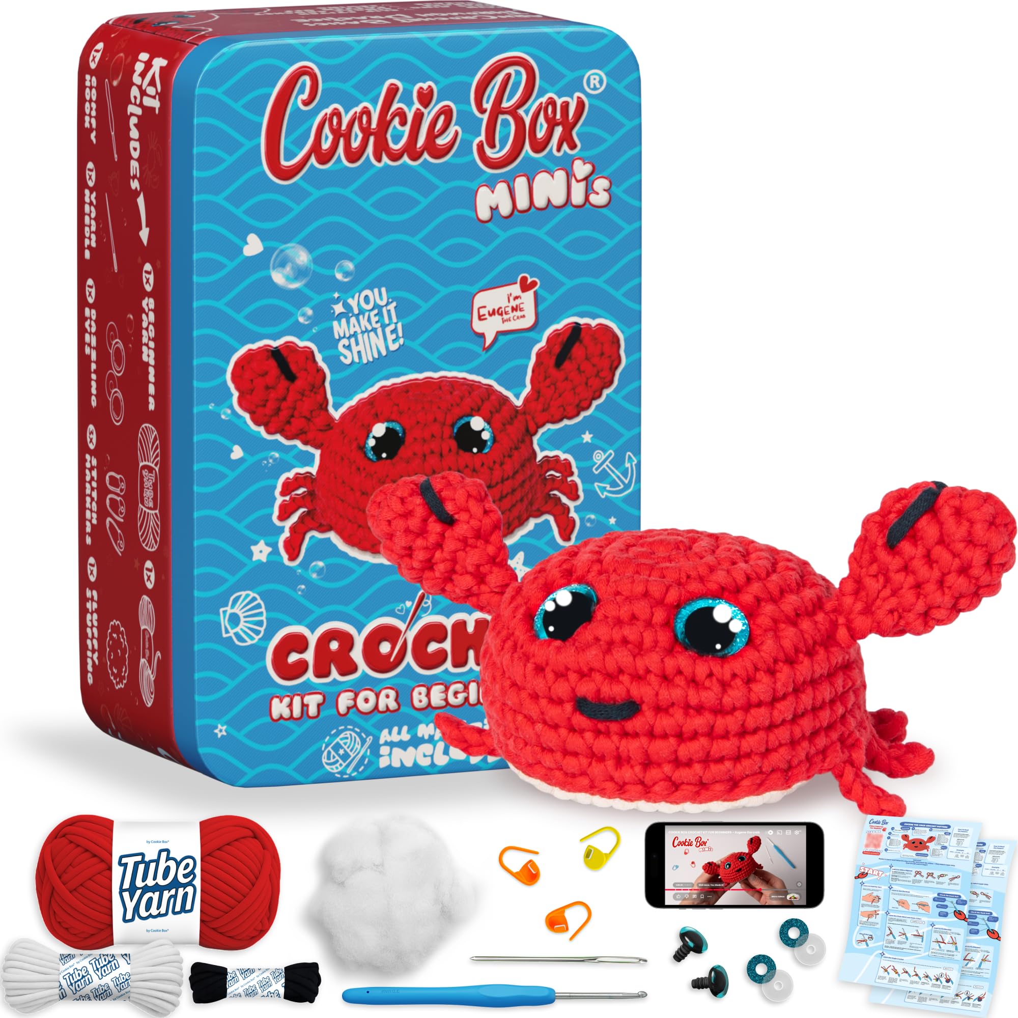Crochet Turtle Hugo Kit - Beginner Amigurumi -12