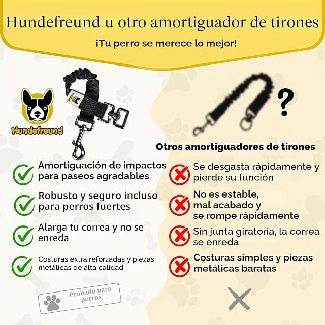 Foto 7 de 7 de Amortiguador de Tirones “Hundfreund” - Una extensión de 30cm para Cualquier Correa de Perro
