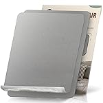 OAZ 2 Pieces 9 x 11 inch Canvas Repair Patches Canvas Fabric Patch Self-Adhesive Canvas Repair Tape Waterproof Outdoor Gear Repair Patch Kit for Boat Cover Awning Sofa Chair Couch Tent Bag (Gray)