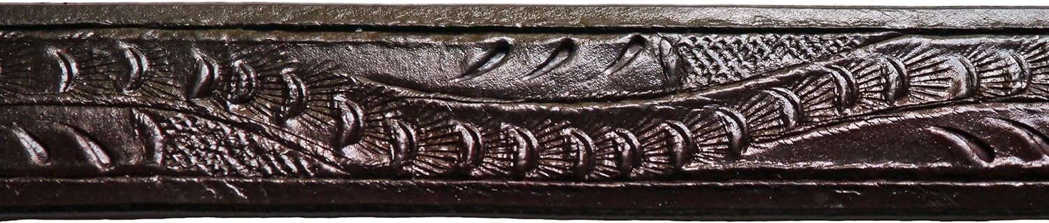 StraightLine Clint Eastwood Spaghetti Cowboy Western Leather Hatband - Dark Brown - Great Gift - Image 4