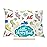 Little Sleepy Head Toddler Pillowcase, 100% Cotton & Hypoallergenic Pillow Case for Toddler Pillow, Snug Fit Envelope Pillowcase, 13x18 Pillowcase, Pilllow Sold Separately (Dinosaurs - White)