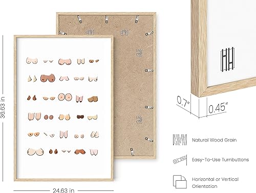 Miniatura 15 de HAUS AND HUES Decoración Divertida de Baño – Arte de Pared de Barba y Mullet, Letrero Humorístico de Baño, Impresión de Pared Divertida para Baño o