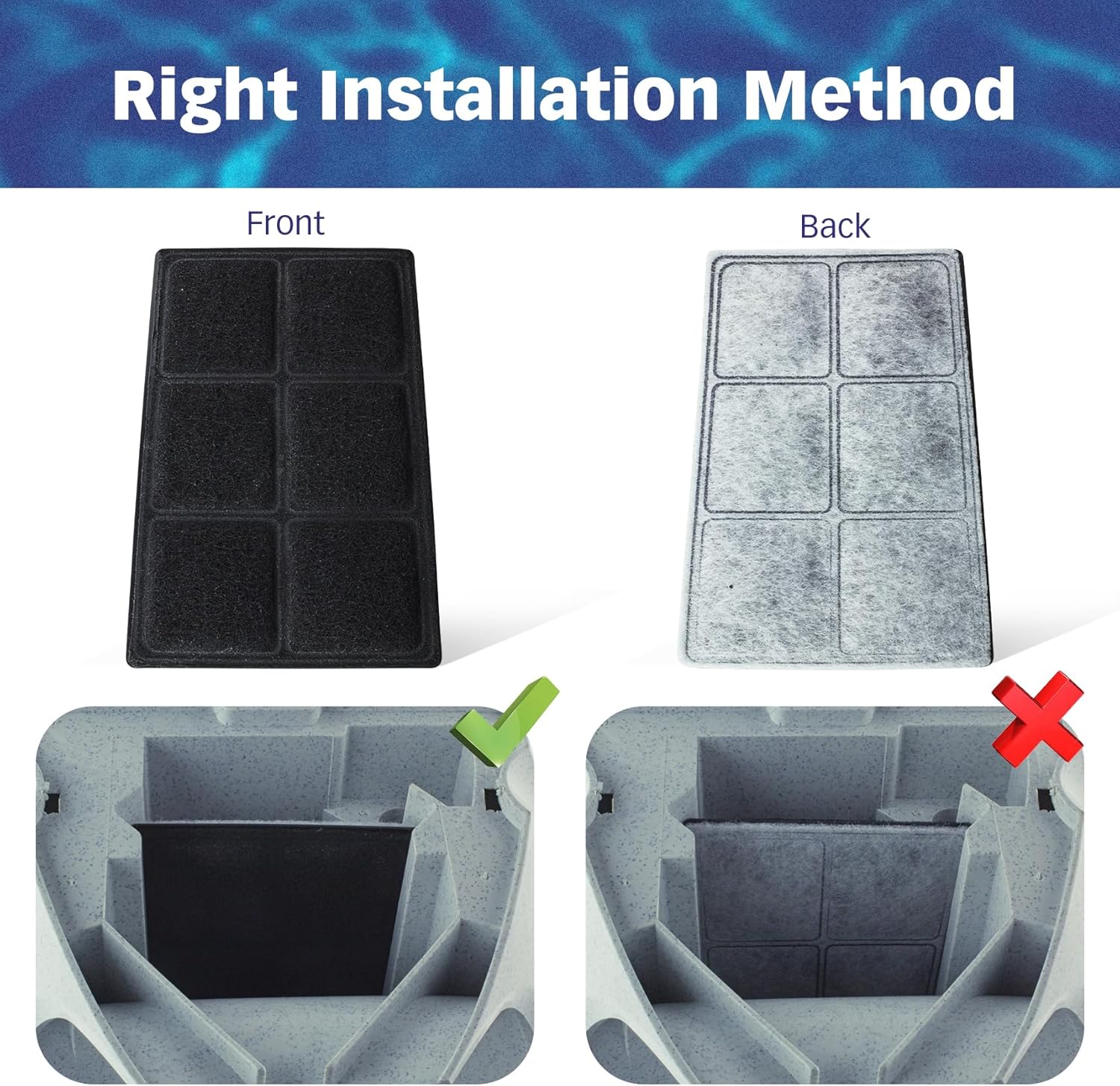 PET STANDARD Premium Charcoal Filters for PetSafe Drinkwell Fountains, Pack of 10 8 81WAjnlJflL. AC SL1500