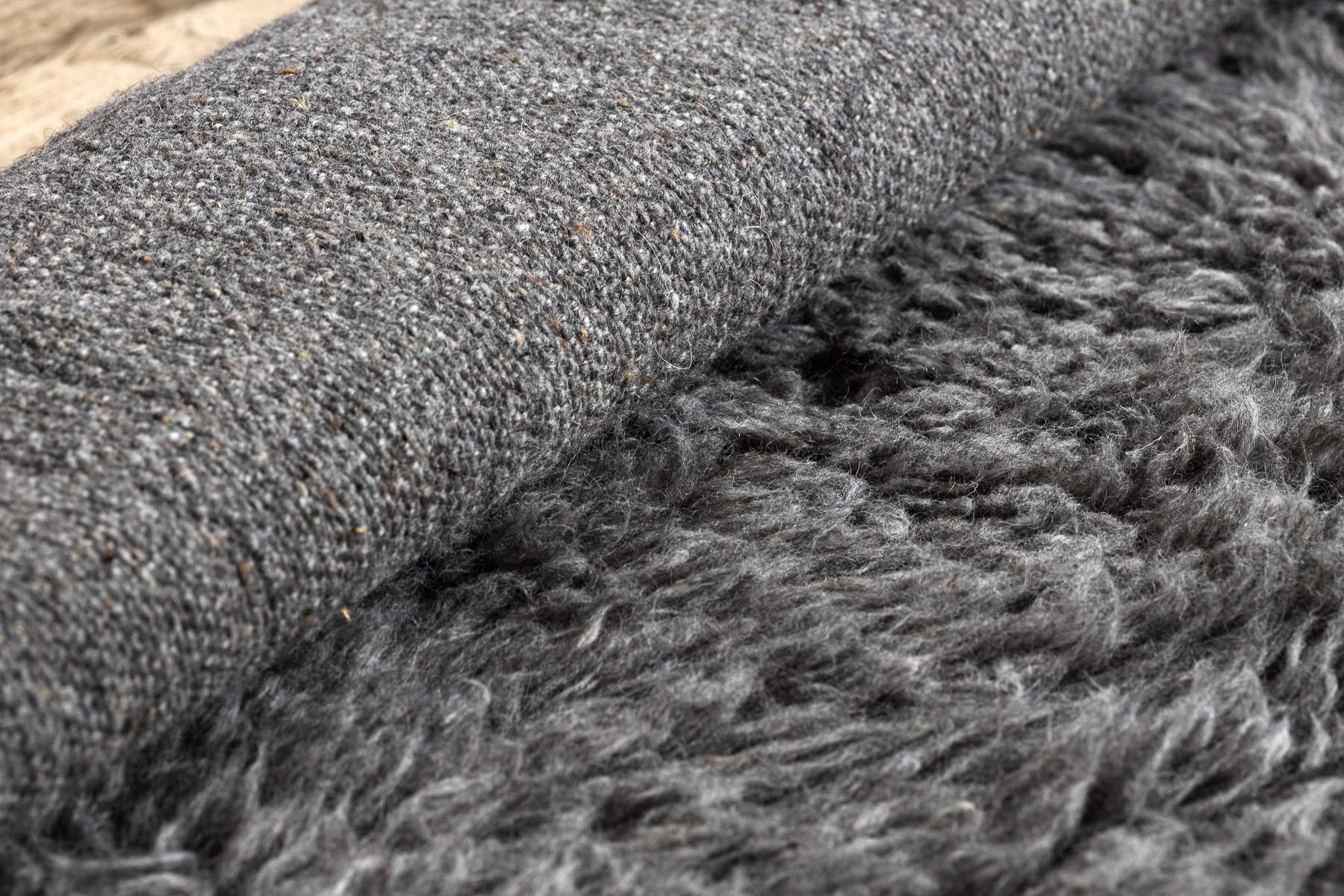 Wollen Vloerkleed | New Zeeland | 200 x 290 | Grijs - BEUK Meubels