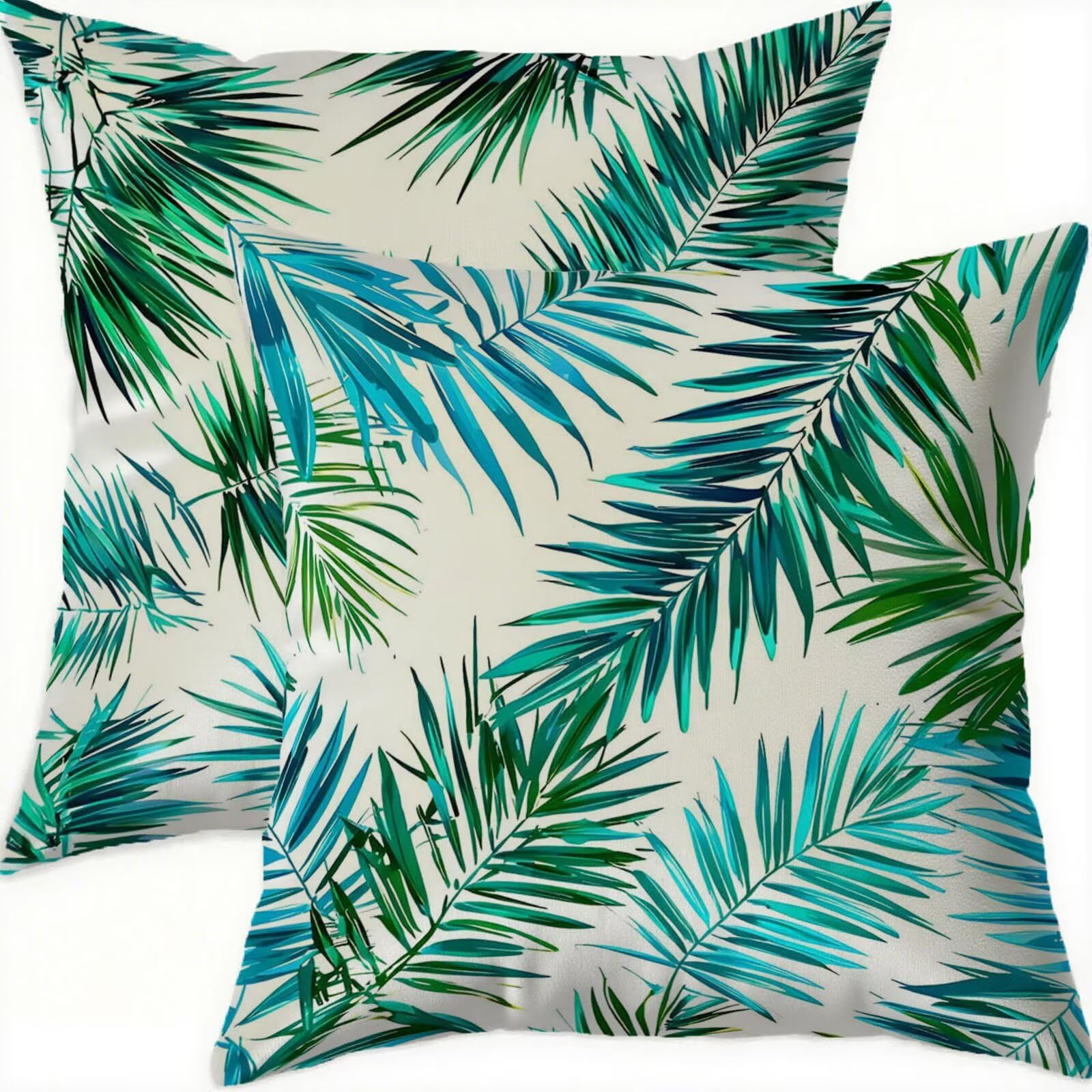 Taie oreiller vert en velours de qualité 55x55cm imperméable style vintage