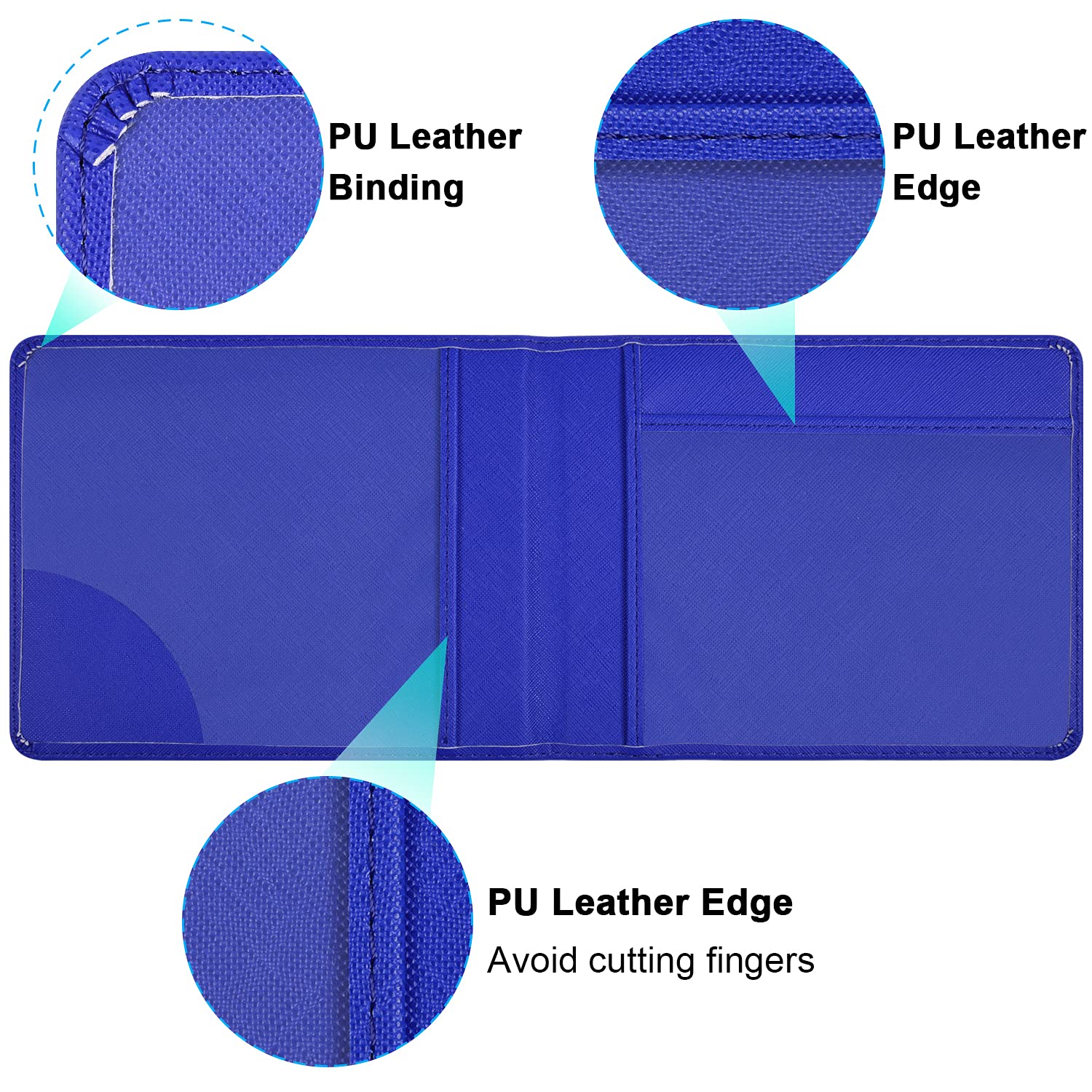 Wisdompro PU-Leder Hülle Für Blauen Behindertenausweis & Timer – Diskret, Hologrammsicher (Blau) Wisdompro PU-Leder Hülle Für Blauen Behindertenausweis & Timer – Diskret, Hologrammsicher (Blau)