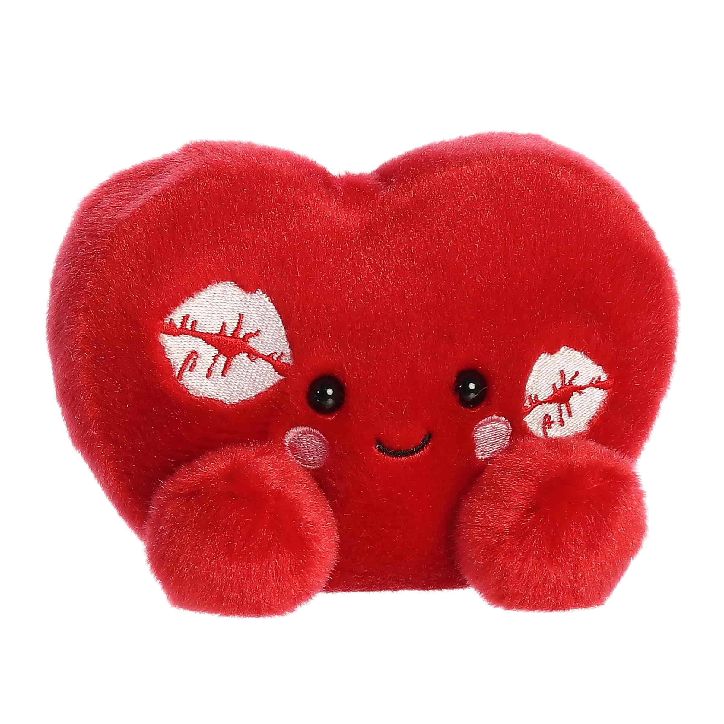 Amazon.com: Aurora Adorable Palm Pals Kimi Kisses Heart Stuffed