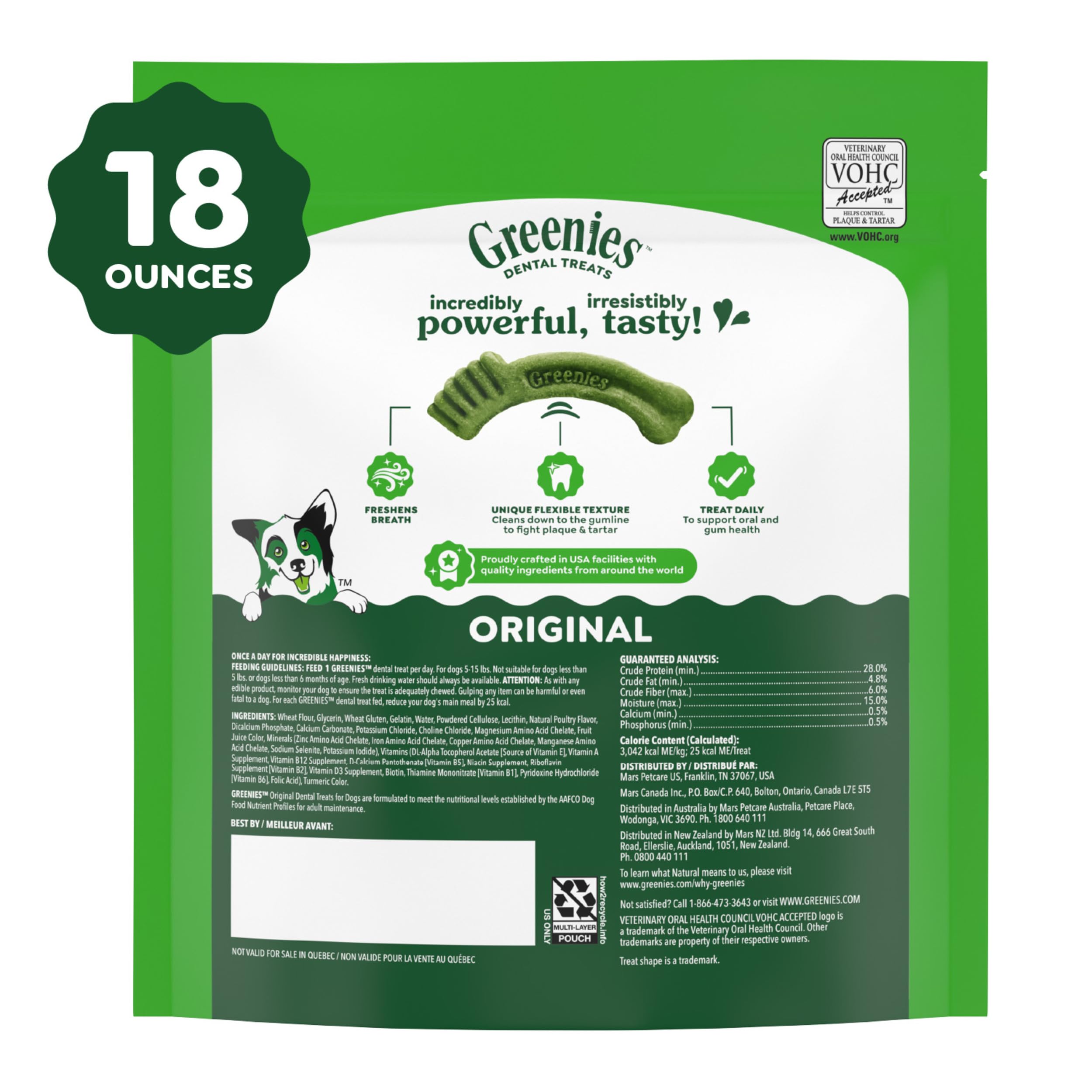 Greenies Original Hundesnacks für die Zähne