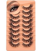 Vista 5 de Pestañas de visón esponjosas, pestañas naturales de ojo de gato, pestañas postizas finas que parecen extensiones suaves hechas a mano reutilizables