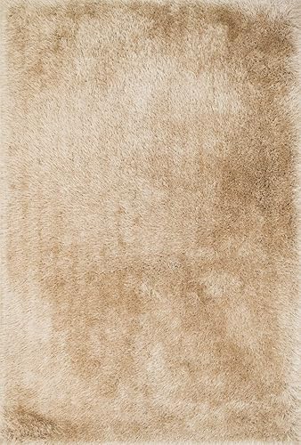 Loloi ALLURE SHAG - Alfombra de área, 5'-0" x 7'-6", beige