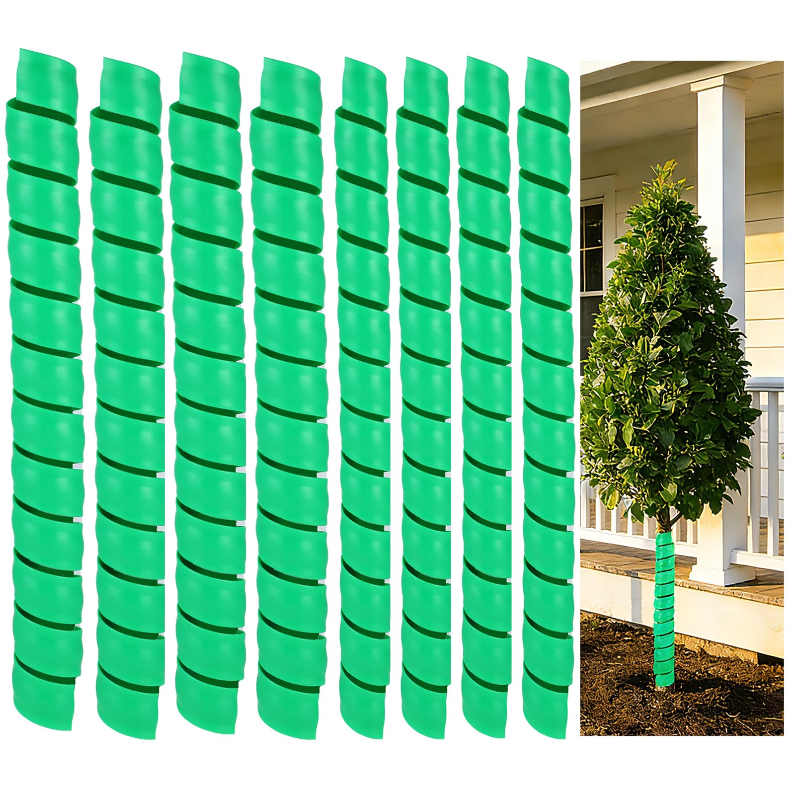 tiaotyu Spiral Tree Trunk Protector 8-Pack