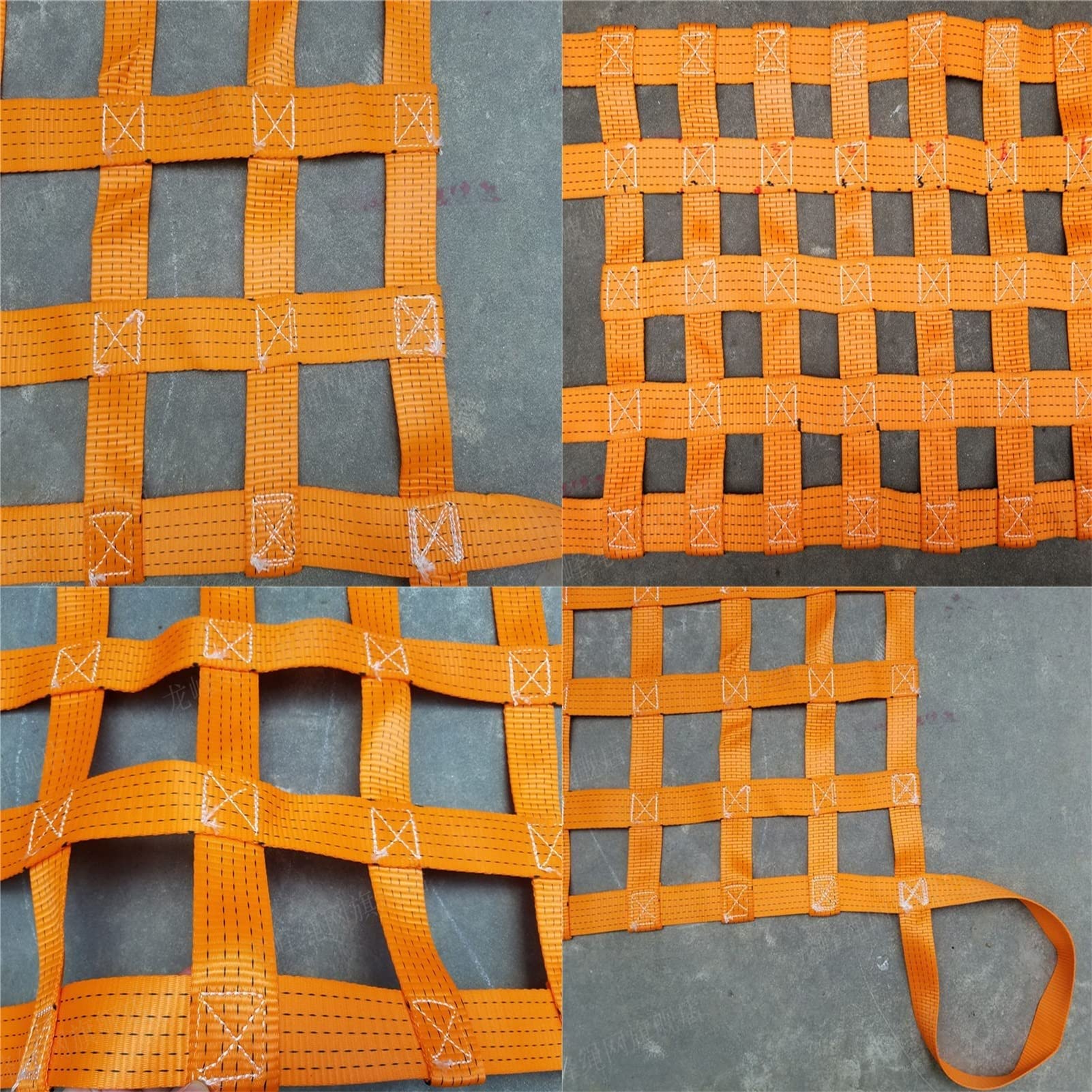 Regalhebenetz, Flacher Polyester-Frachthebesack, Logistik, Baufrachtnetz, World Sports-Sprungnetz, Anhängernetz (Größe: 3 x 3 m/Last: 3,5 t)