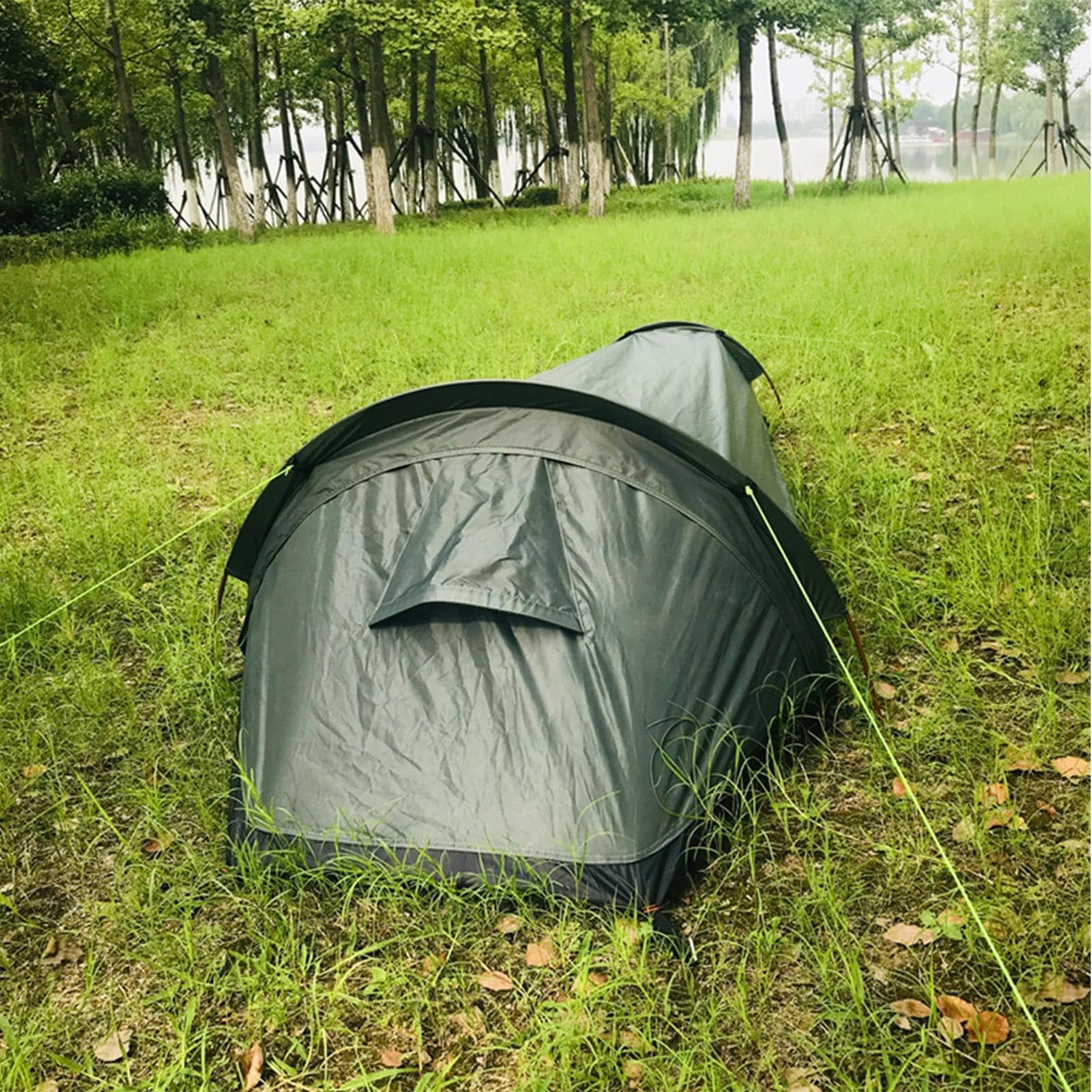 Schlafsack 1-Personen-e für Camping | Wasserdichte Outdoor-Überlebensausrüstung für Camp Wandern Jagd, einfache Einrichtung
