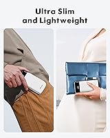 Vista 5 de Charmast Portable Charger with Built in Cables, Power Bank with Cords Wires, Slim 10000mAh Travel Battery Pack 6 Outputs 3 Inputs 3A Fast Charging