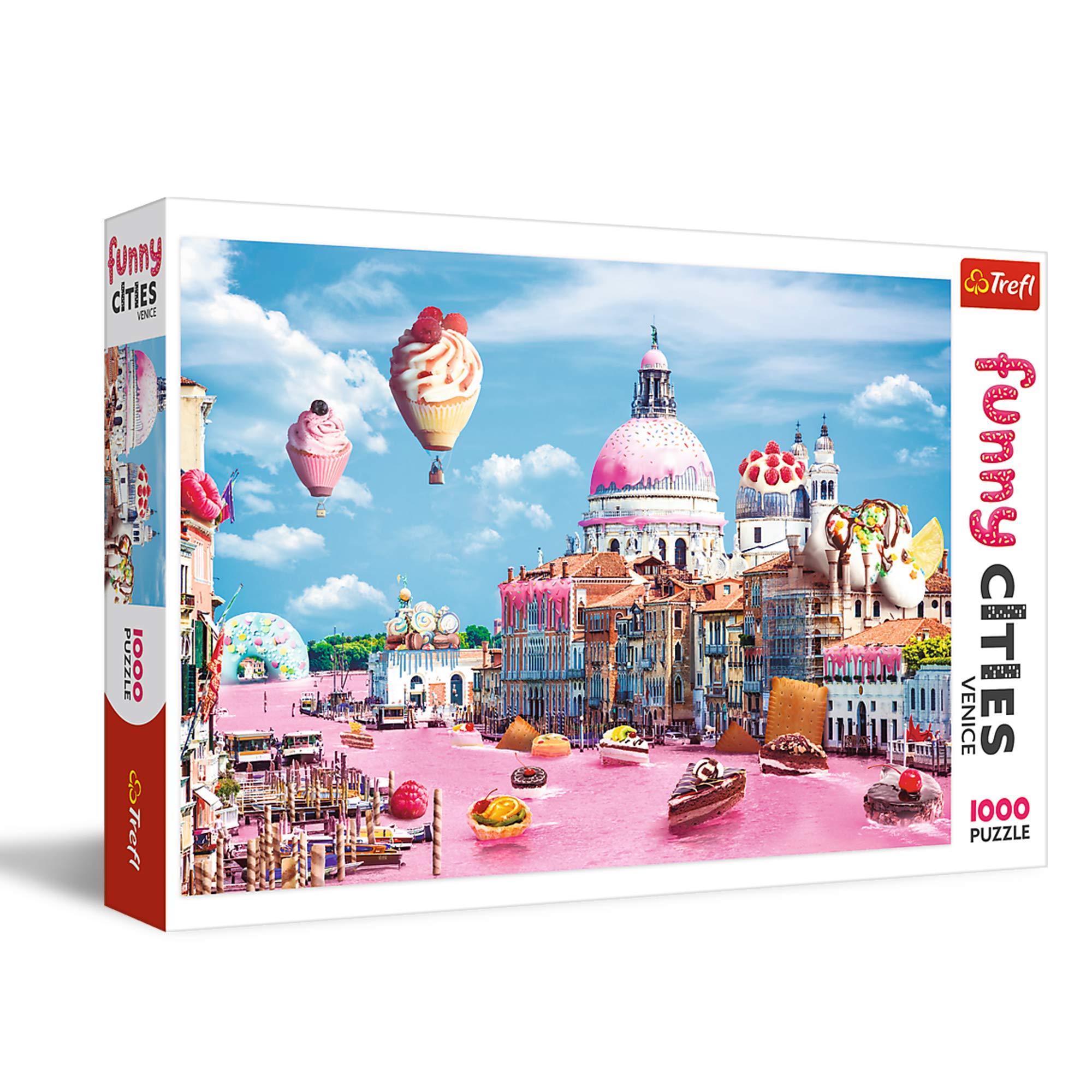 街の風景 署名入り フレーム付き Amazon.com: Trefl Sweets in Venice 1000 Piece Jigsaw Puzzle Funny