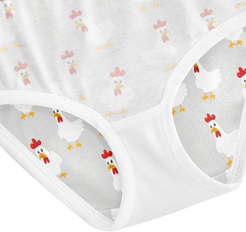 Girls' Underwear Cute Chicken Toddle Brief Panties 2T A2304874(Pear,2T)