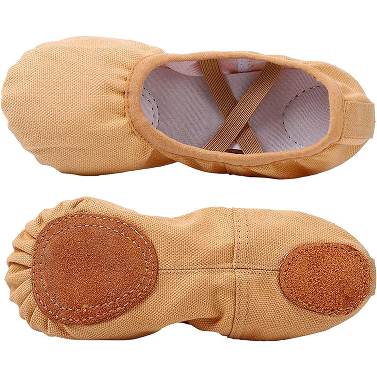 Rosefinch Zapatillas de Ballet Danza Canvas para Niña y Mujer Calzado de Danza y Gimnasia Baile